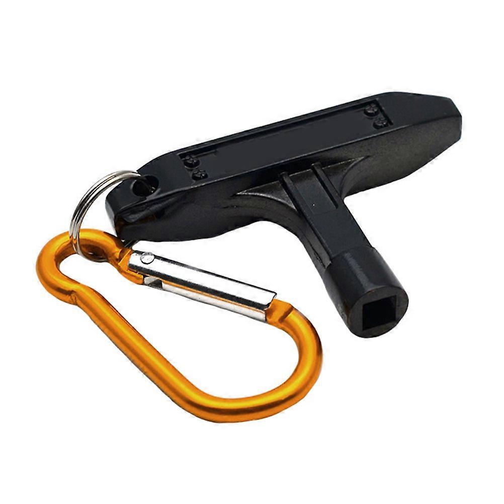 Drum Tuning Tools Metal Crafts for Drum Set with Key Buckle Black 5.58x3.8cm Tuning 1Set