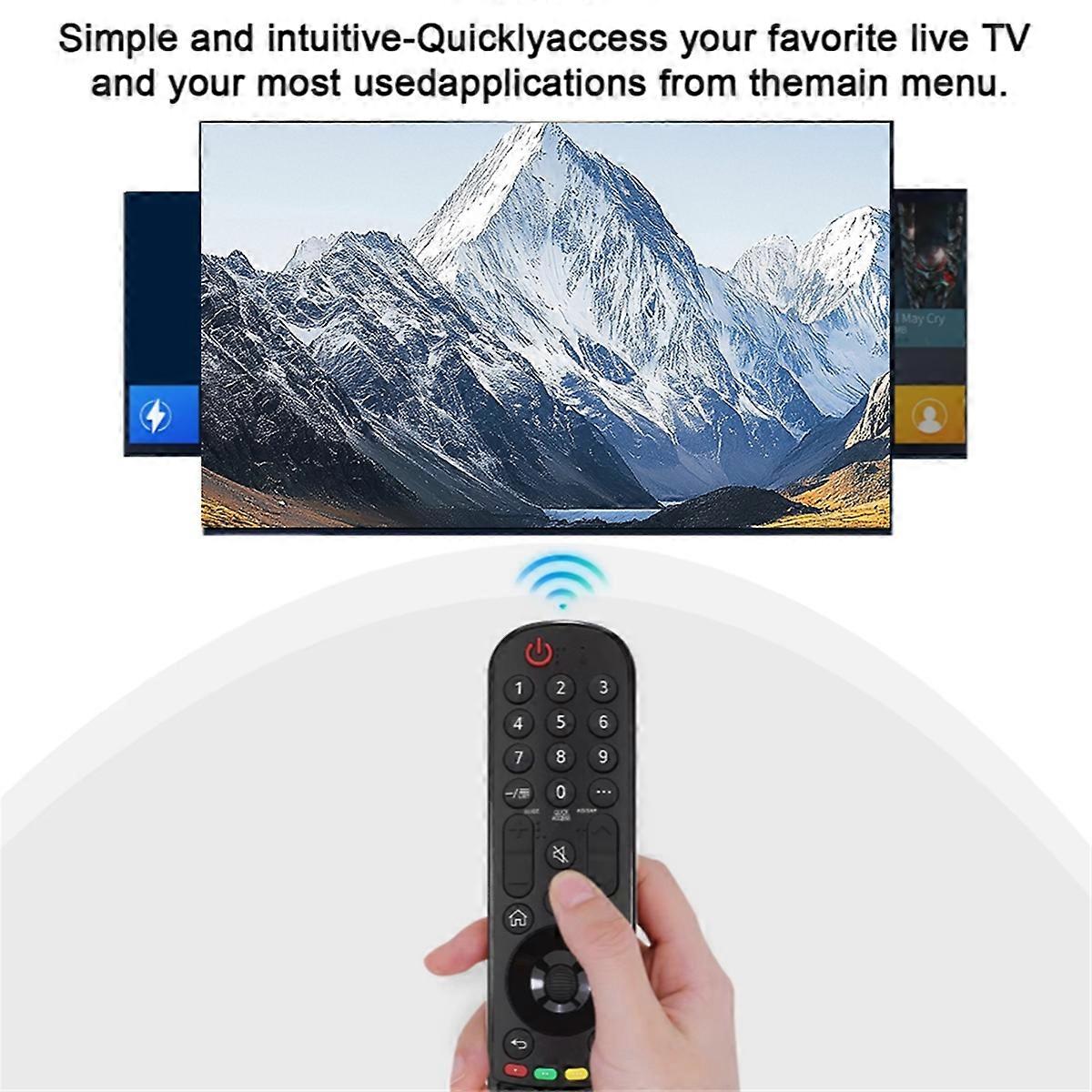 MR21GA fjärrkontroll för smart-TV, utbyte av fjärrkontroll