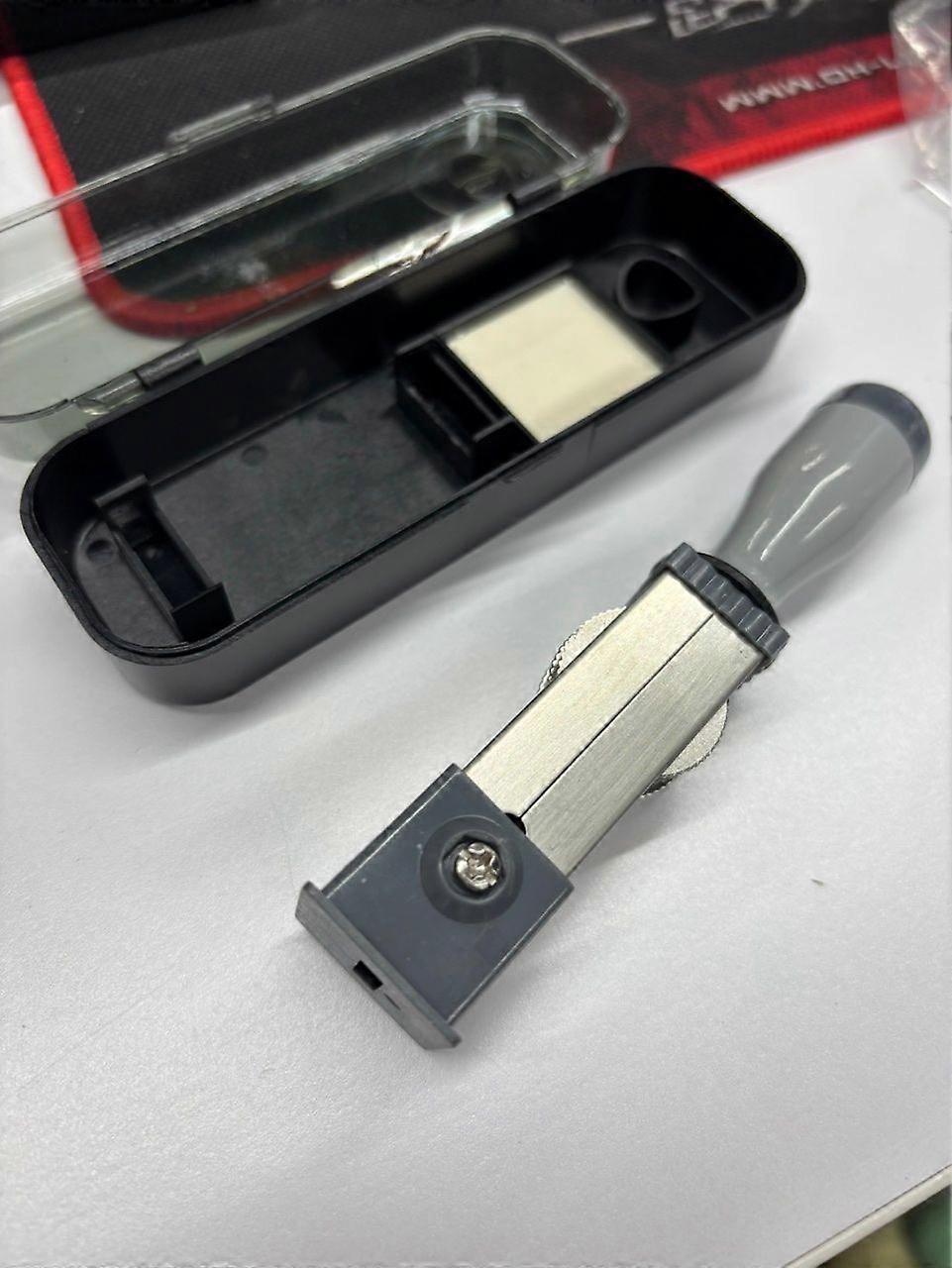 1 Set Metal Date Rolling Stamp For Office And Home Use Easy To Operate Handheld Stamper For Files Clear And Precise Date Marking Tool Portable Stamp A