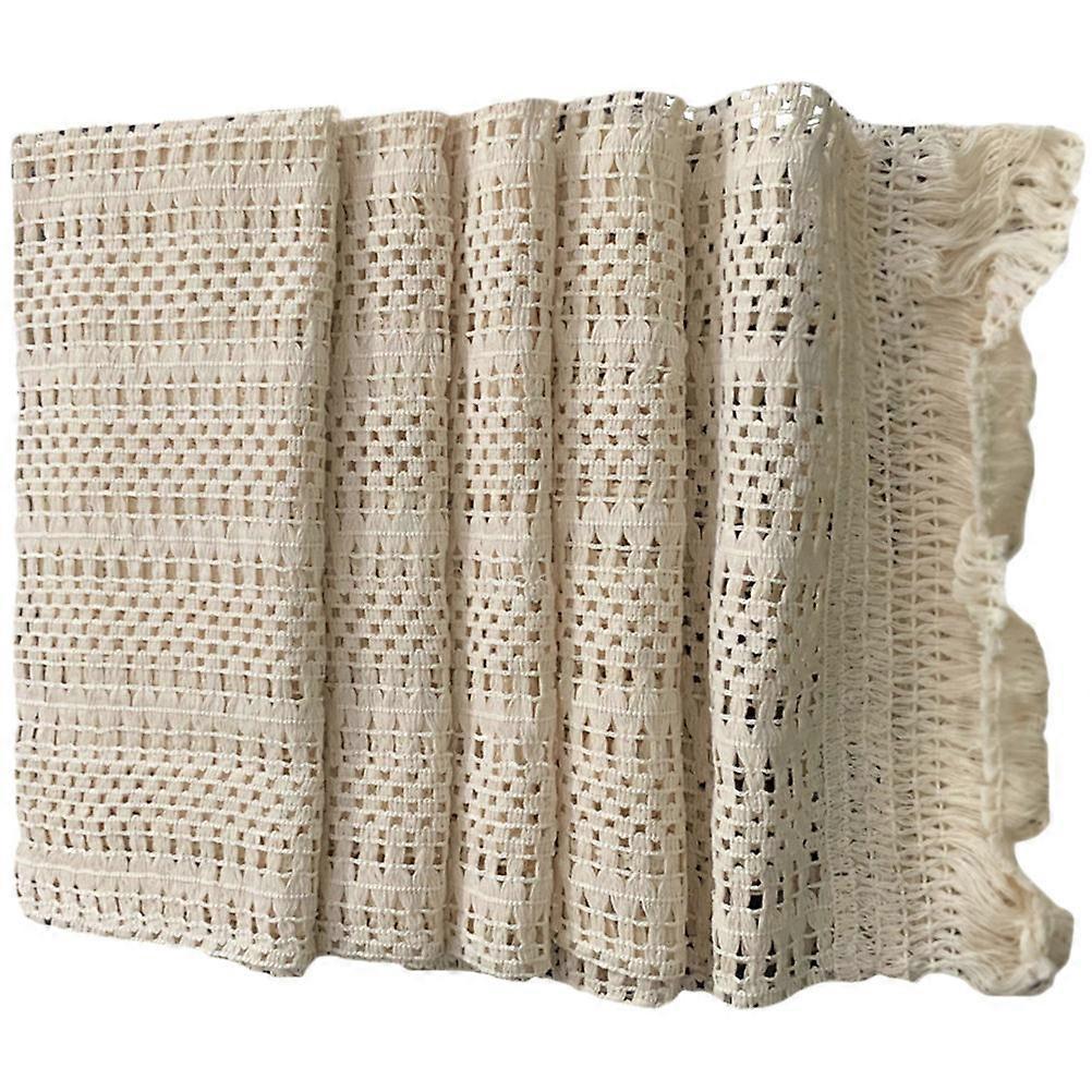 Washable Tablecloth Nordic Style Table Decoration Home Use 275cm x 30cm Cotton Thread 1Set