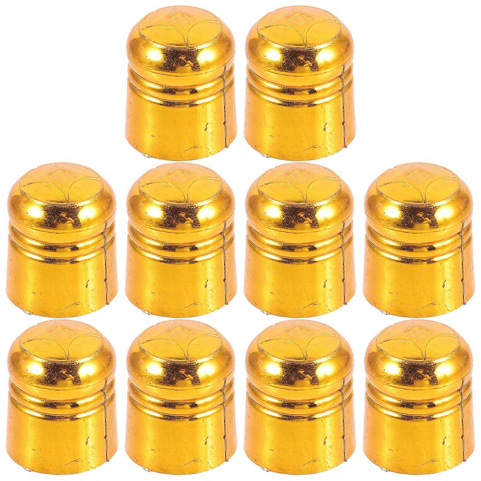 Flagpole Topper Replacement Parts for Flag Pole Golden 2.1x17cm Easy to Install 10Pack