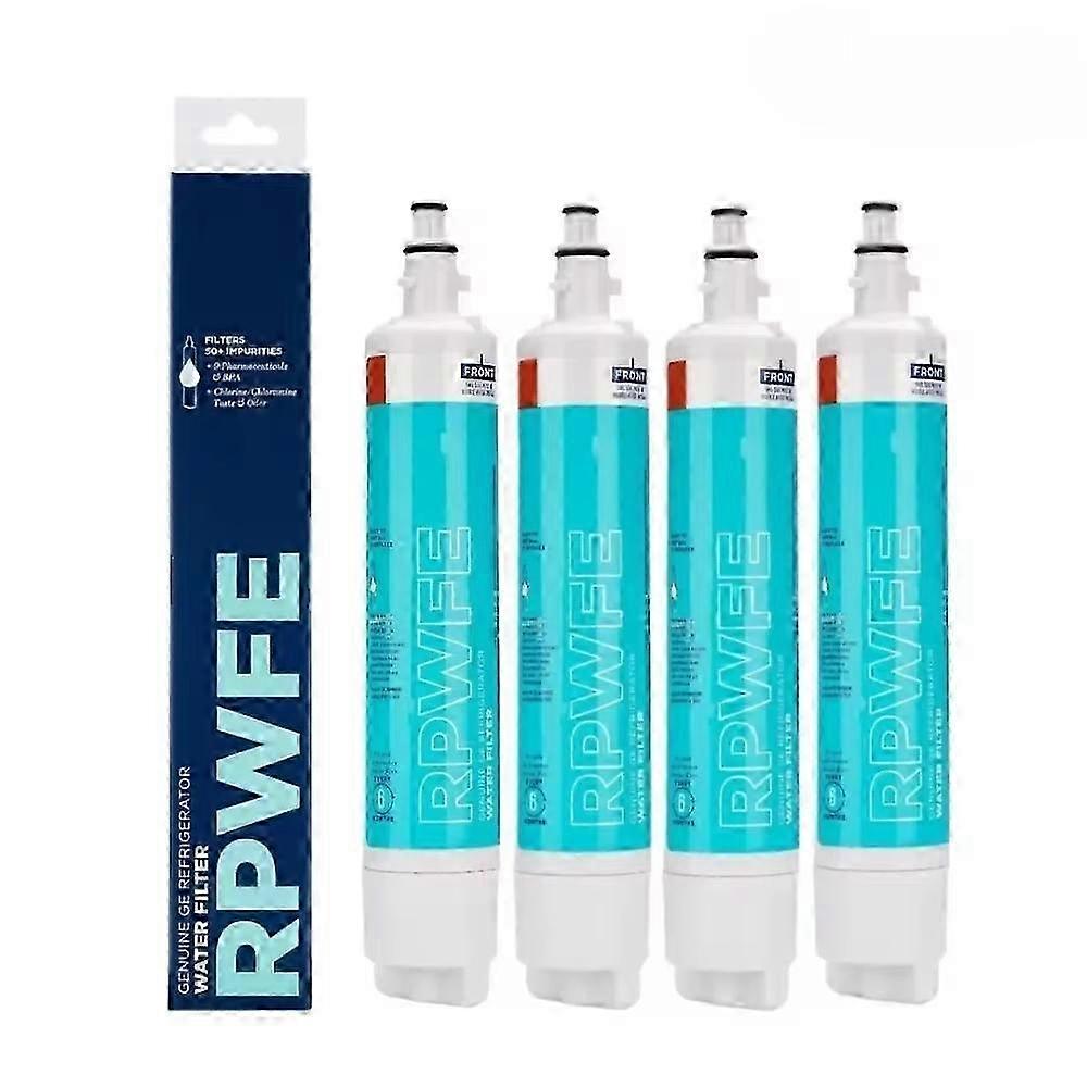 4x Refrigerator Water Filter Replacement for GE RPWFE GFE28GBLTS GFE28GGKWW GFE28GGKBB GFE28GSKSS PF
