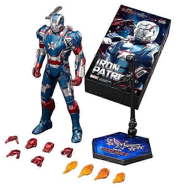 ZD Toys Iron Man Action Figure Iron Patriot MK1-7 MK17 MK33 MK85 MK30 War Machine Legends Avengers Tony Stark Collect Toy Gift