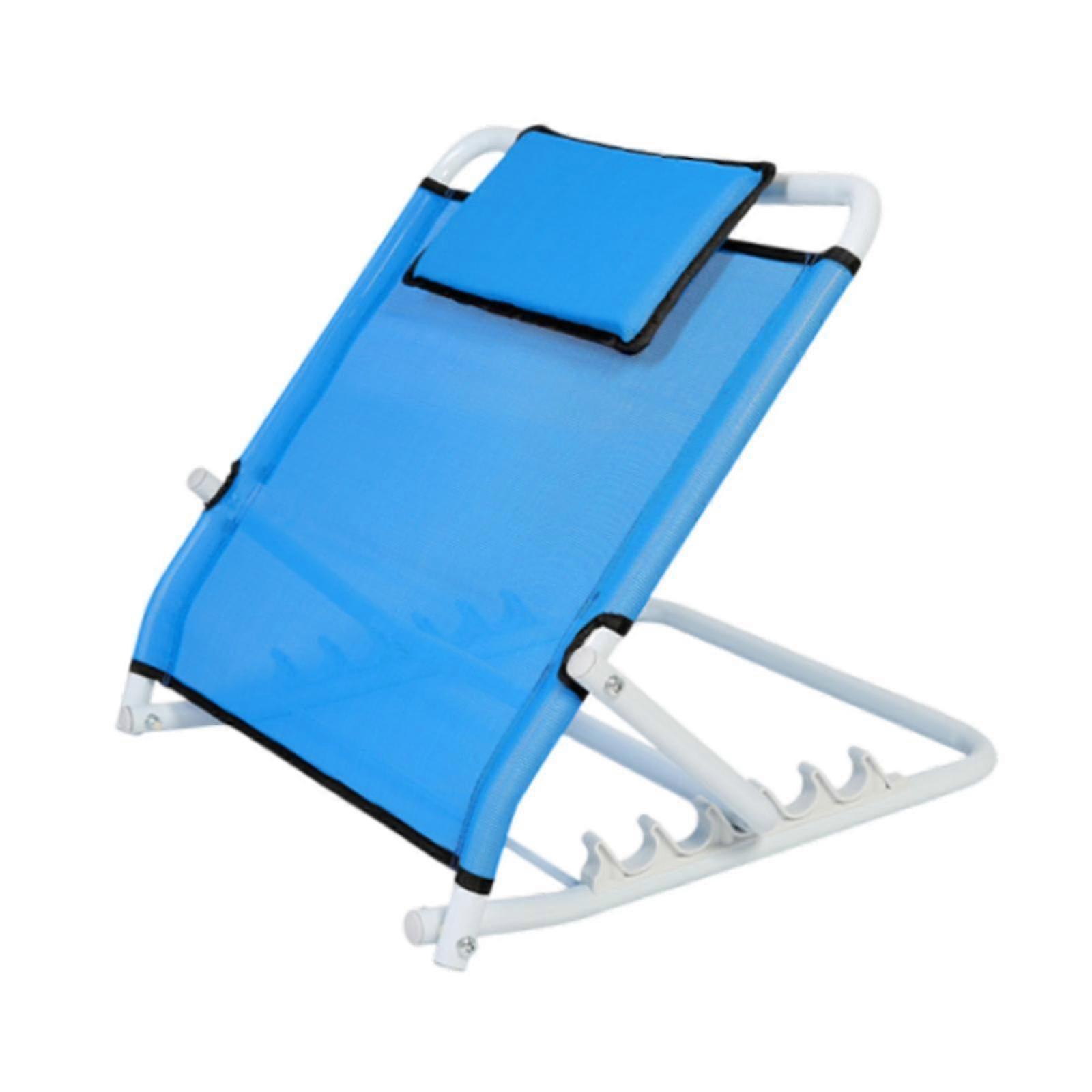 Comfortable Floor Chair with Backrest and Reading Bed Rest Pillows for Relaxation on the Beach