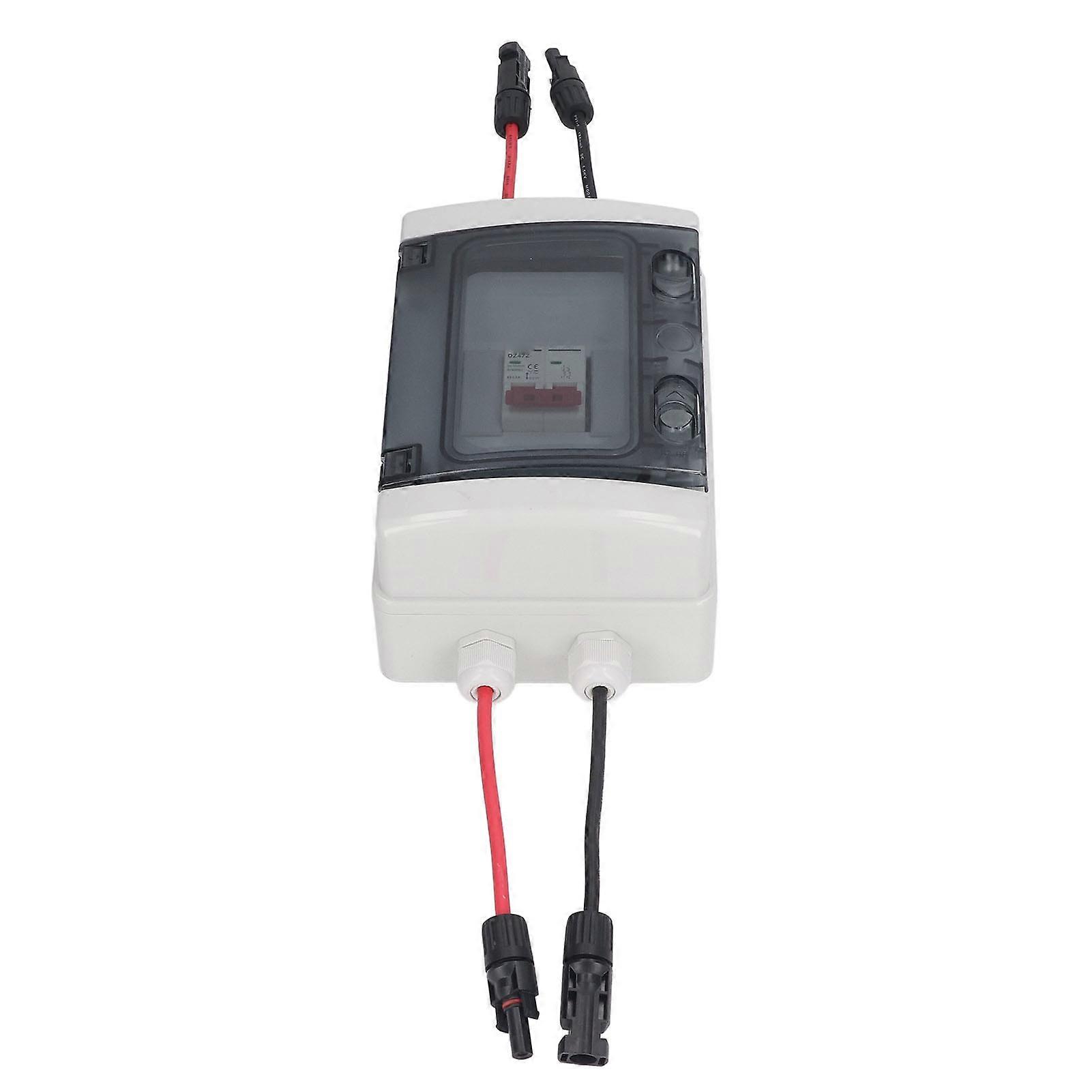 DC Circuit Breaker Overload Protection PV Solar Disconnect Switch with IP65 Waterproof Box 500V 16A 