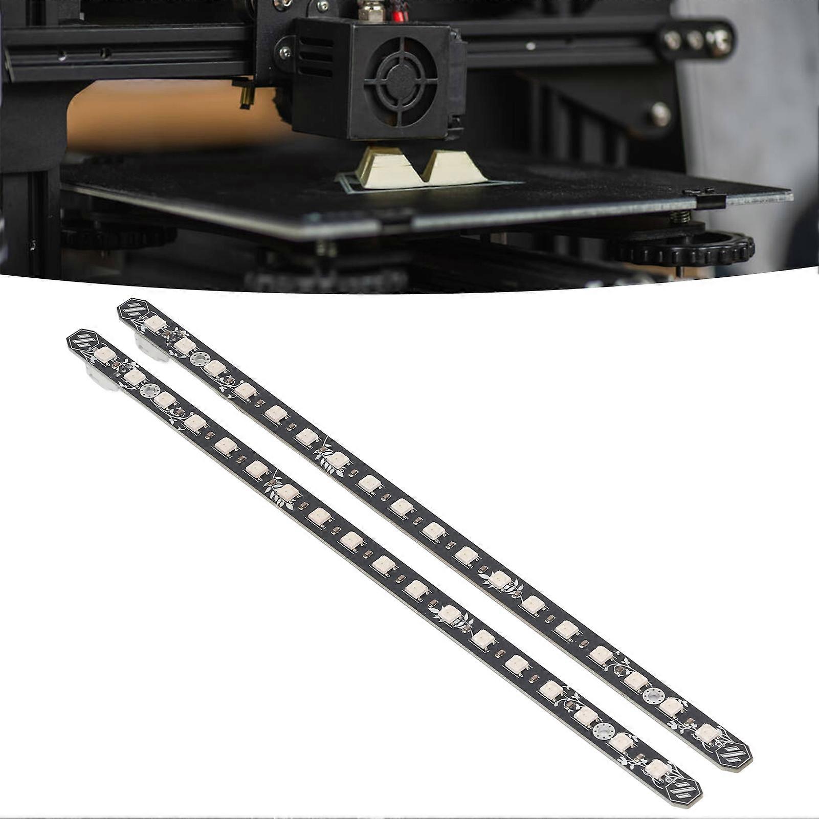 2Pcs 270mm DC5V Colored WS2812B LED Light Strip for 3D Printer