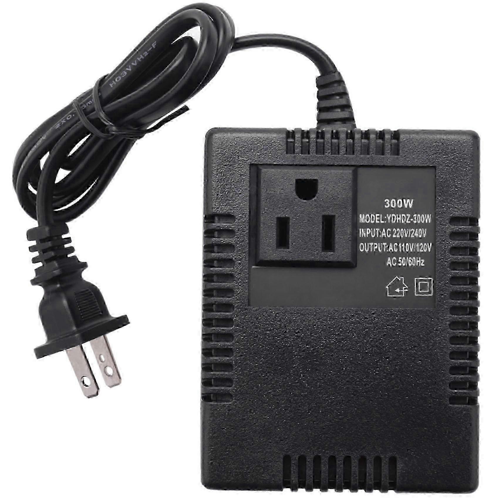 300W 220/240V to 110/120V AC Travel Voltage Transformer Converter for US Plug
