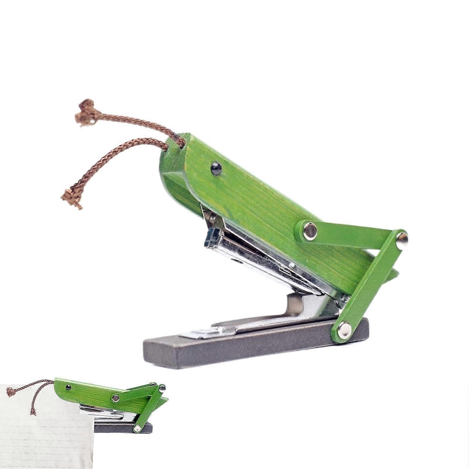Table stapler, office stapler Grasshopper table stapler in animal shape Animal stapler easel from desk decoration