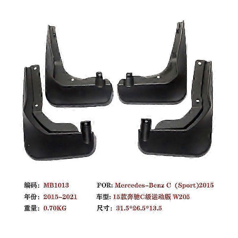 Fender for 11-13 Model Compatible with Certain Brands C-Class W204 07-10 Car Mud Block Accessories