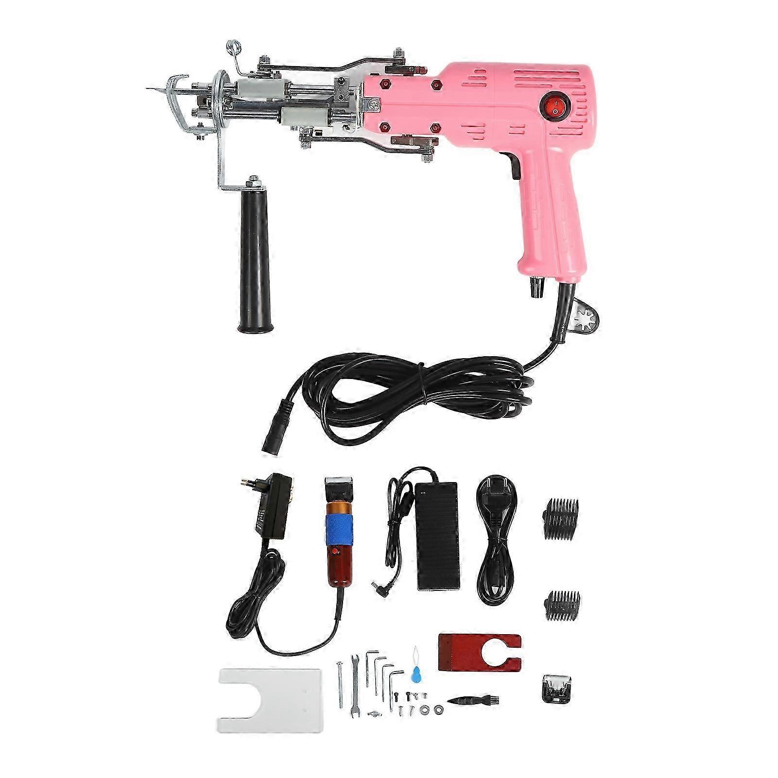 Carpet Tufting Tool Professional 2 In 1 Efficient Safe Tufting Starter Kit With Carpet Trimmer For Beginners For Carpet Making Diy Crafts 100240v Eu P