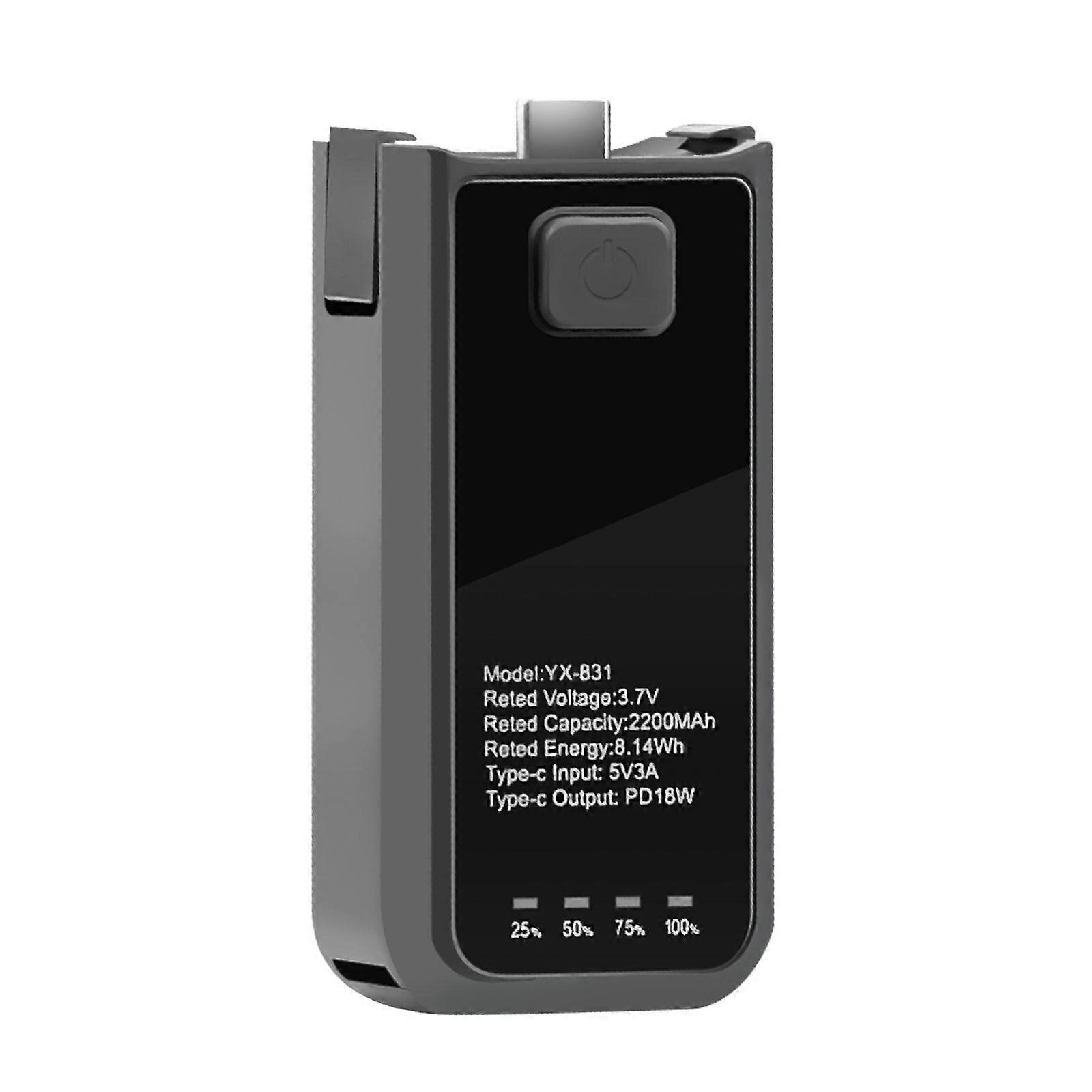 Portable Charging Handle Tripod Battery Handle Compatible Hot Swap Design Extended Shoot Device for Pocket 3 Camera