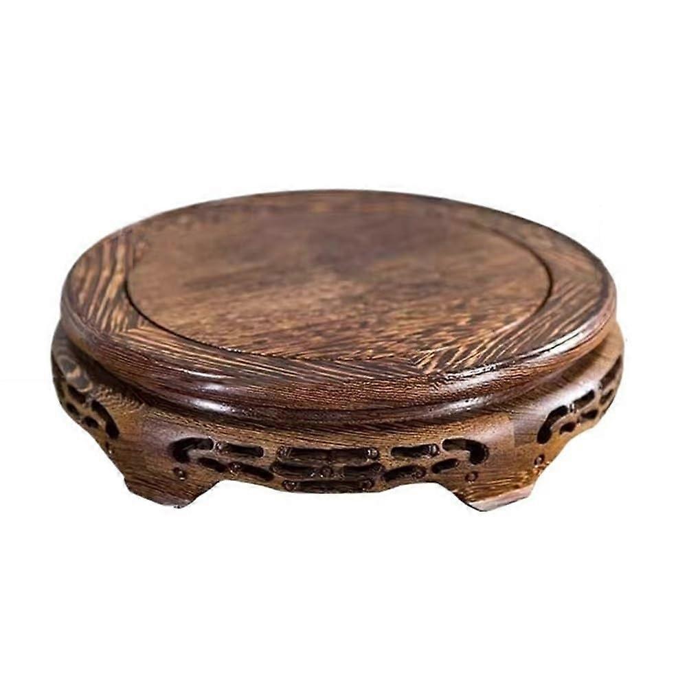 Bonsai display table, plant pot display stand, bonsai base for home decoration, for table lamps, teapot holders, pot stand (medium).