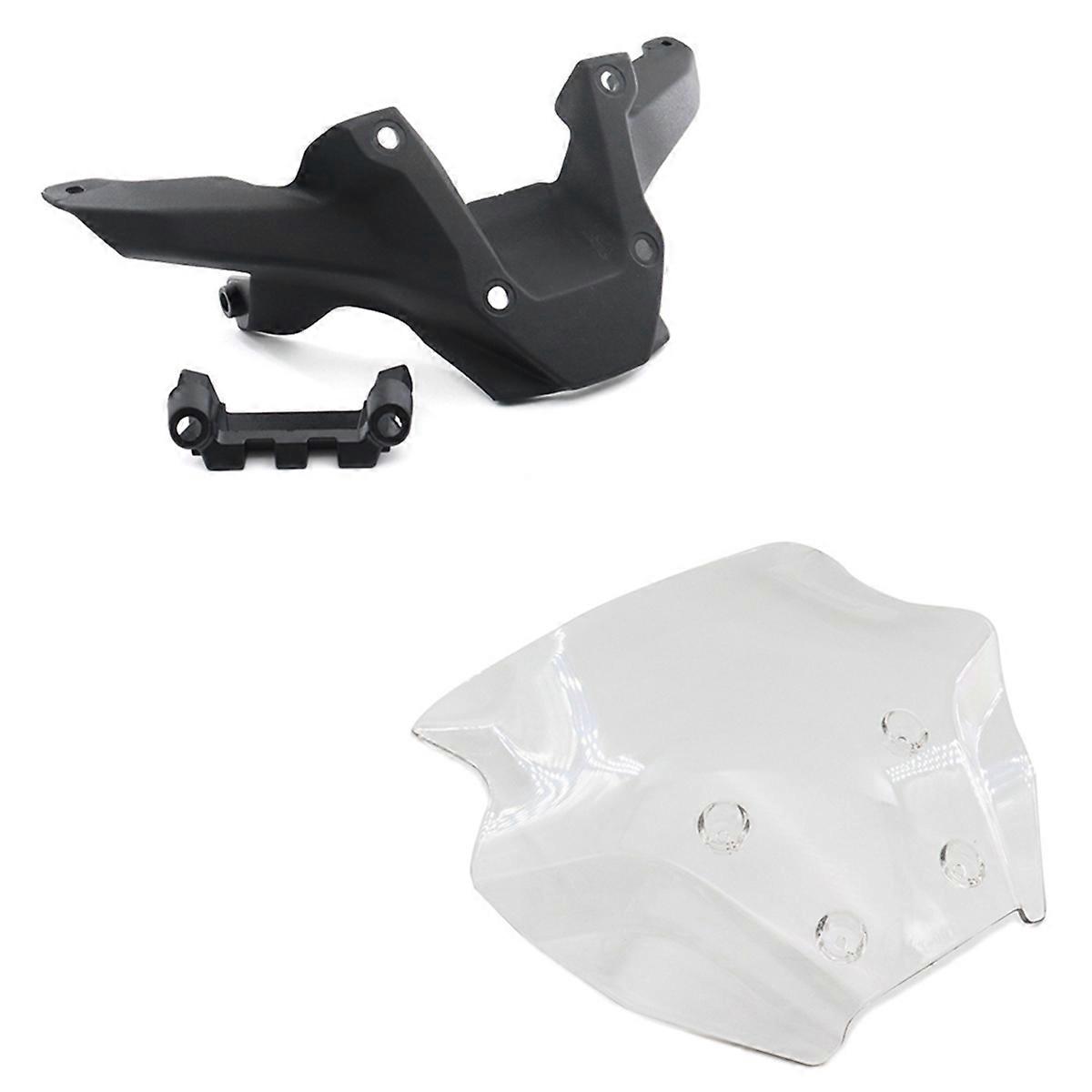 Motorcycle Tuning Accessories for MT-09 SP 2024 Front Windscreen Windscreen Deflectors Black & Tran