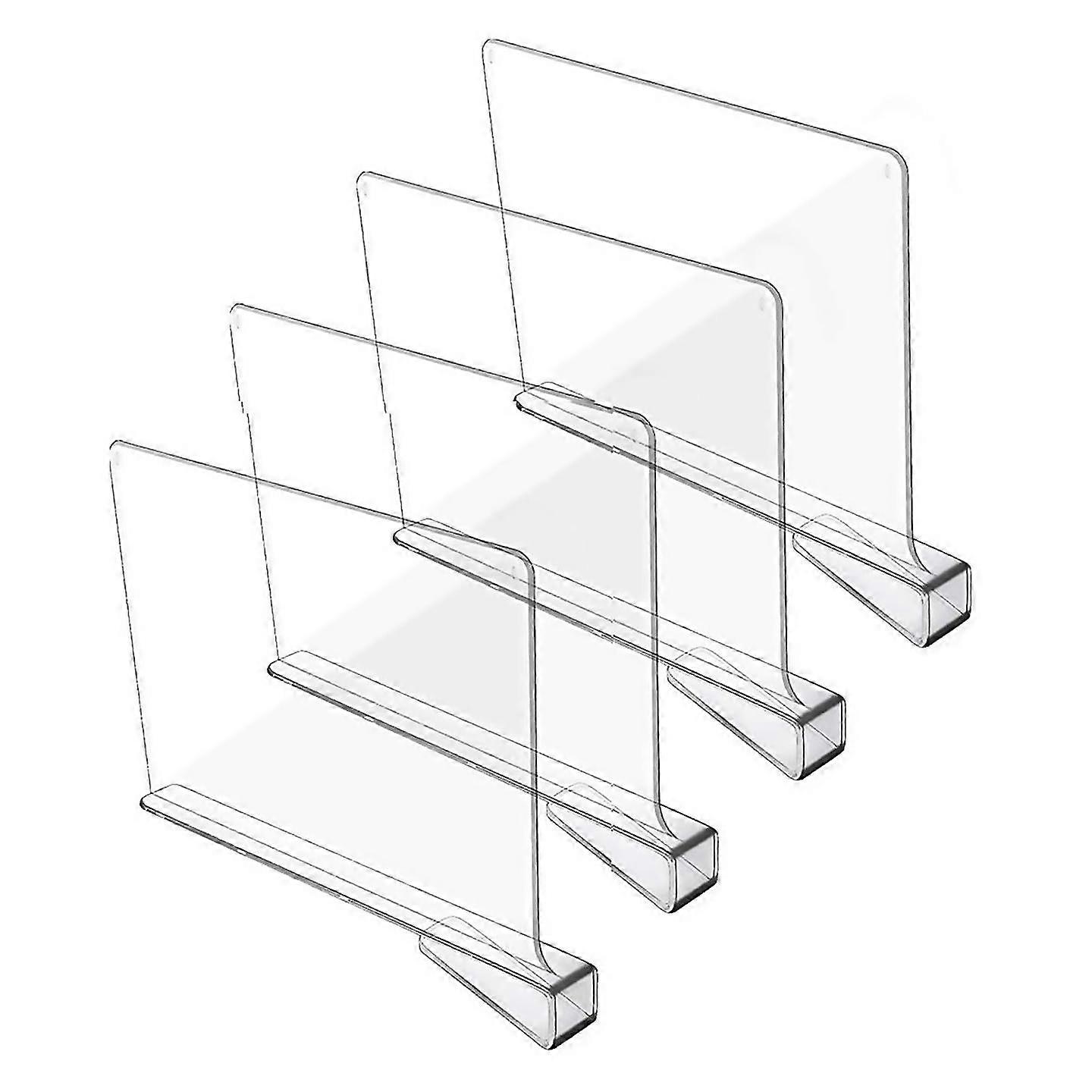 For 4pcs Shelf Dividers Compatible For Closet Organization, Closet Shelf Organizer