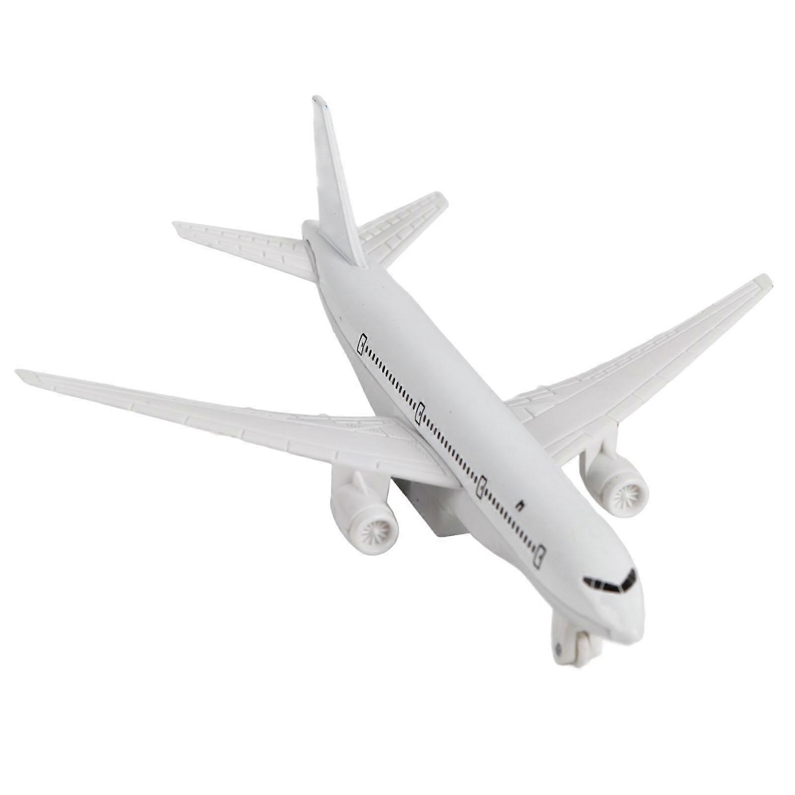 Toy 777 Sturdy Durable Alloy Safe Exquisite Design Stimulate Creativity Pull Back Music Light Model Airplane