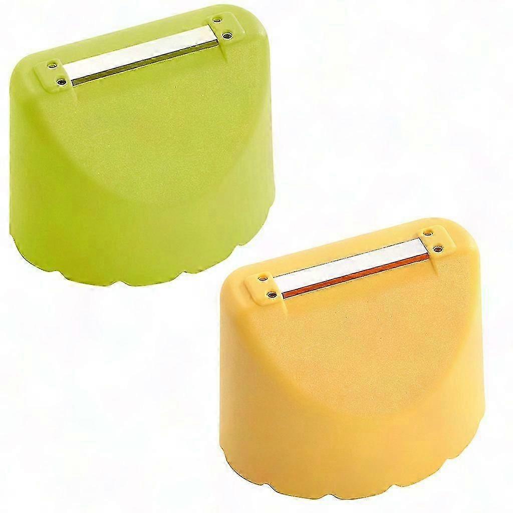 2 Pcs Plastic Vegetable Non-Slip Peeler Set