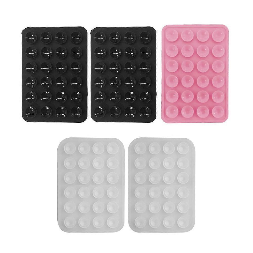 5Pcs Suction Phone Case Mount Silicon Adhesive Phone Accessory