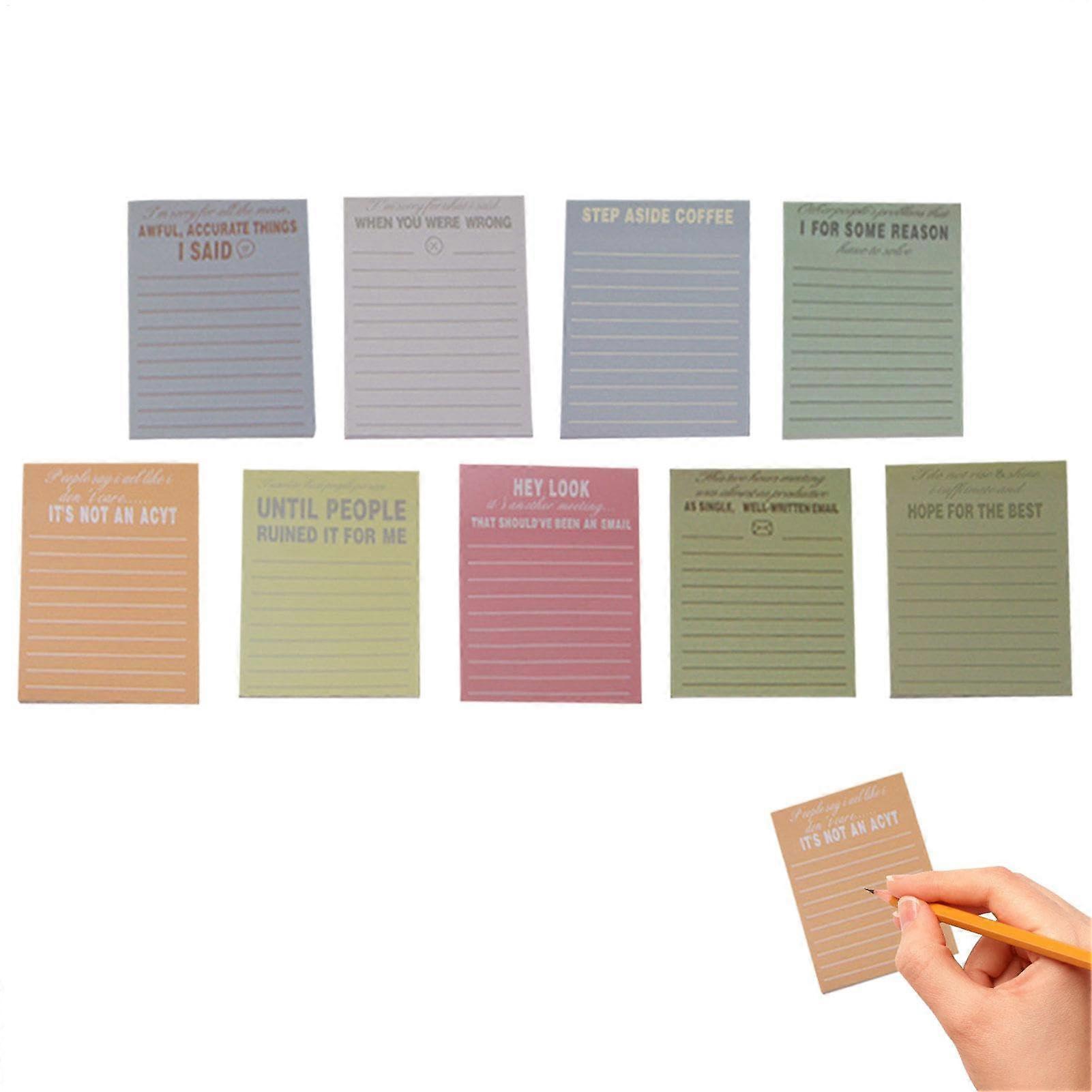 Cute sticky notes, selfadhesive notepads, beautiful with 270 sheets 9 exquisite