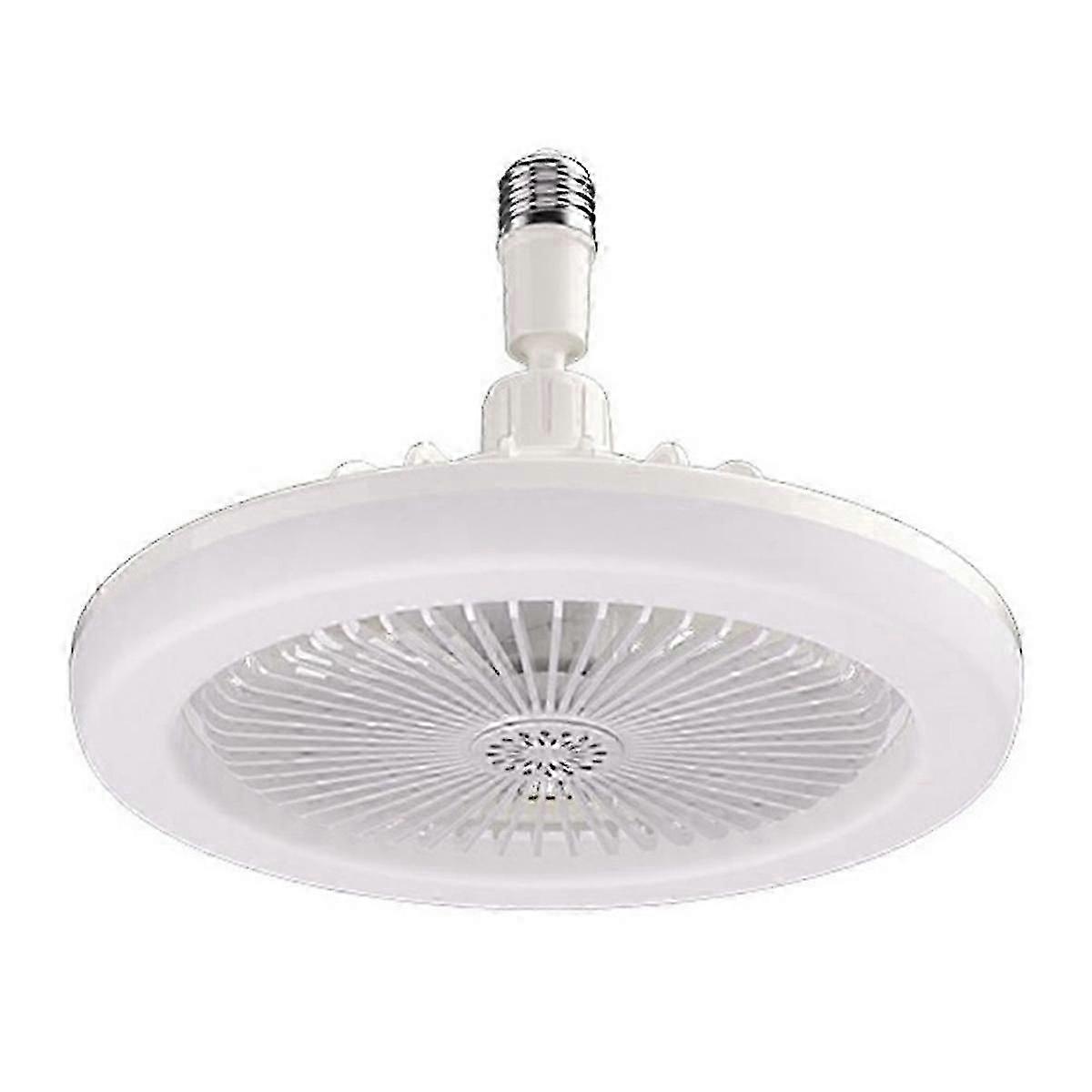 Ceiling Fans with Remote Control and Light Lamp Fan E27 Converter Base Smart Silent Ceiling Fans for Bedroom Living Room JN