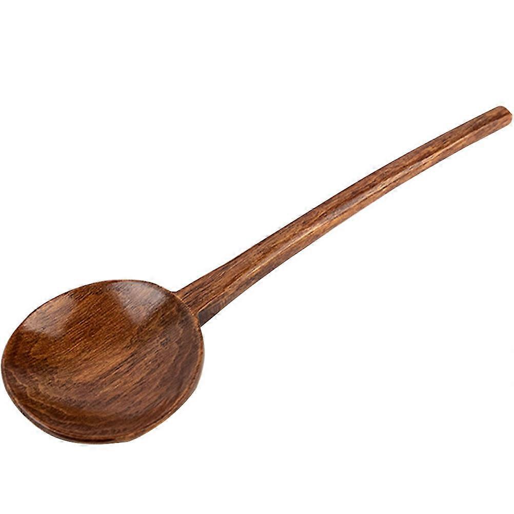 Chinese Soup Spoon Wooden Spoon For Soup Serving Smooth Surface 1Pcs