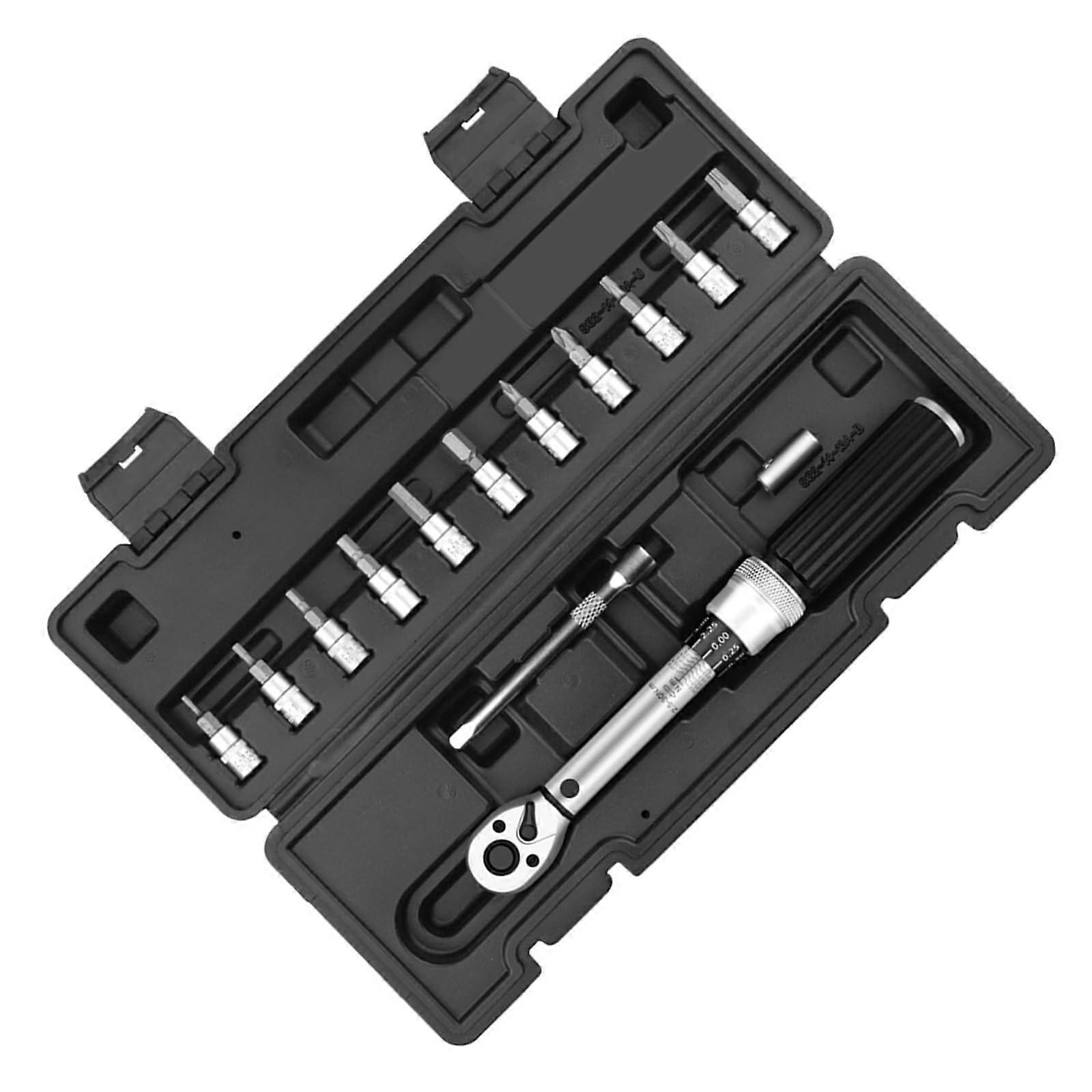 1/4 Inch Interchangeable Torque Wrench Fastening Auto  Maintenance Wrench Multifunctional Mechanical  Tool