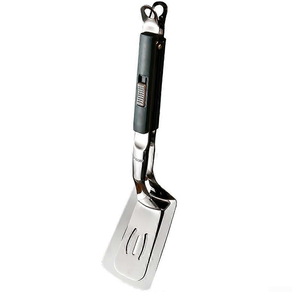 Efficient Sliding Spatula Black for Steak-Sandwiches Grill Kitchen Non-Stick Material 30 cm