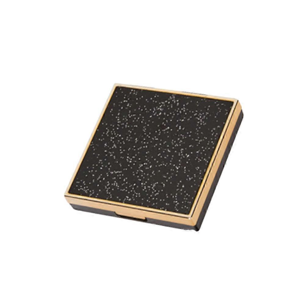 Black Eyeshadow Dishes 5-Grid Design Rectangular Shape Storage for Eye Shadow Makeup Beginners Skilled Users 1Set
