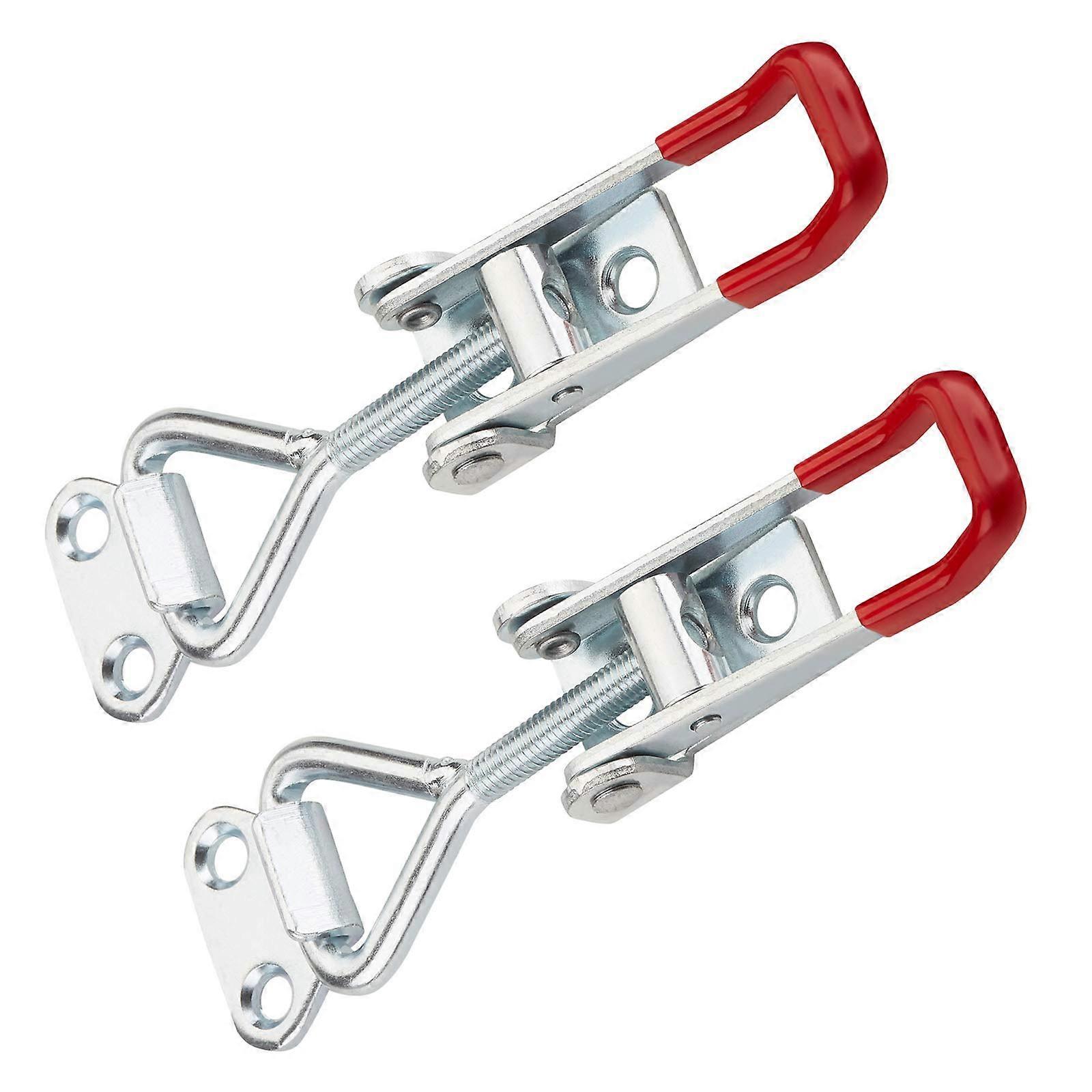 2 x Toggle Lever Clamp CATCH M5 Adjustable Galvanised Steel Table Connector with 165 kg Holding Force
