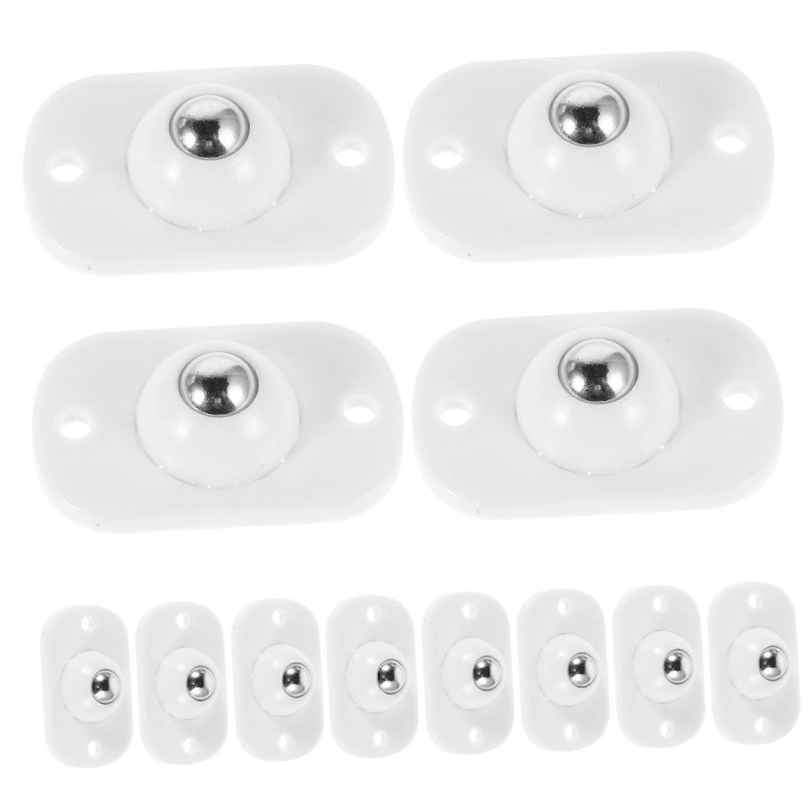 16 Pieces Mini SelfAdhesive Ball Rollers for Furniture and Storage Boxes