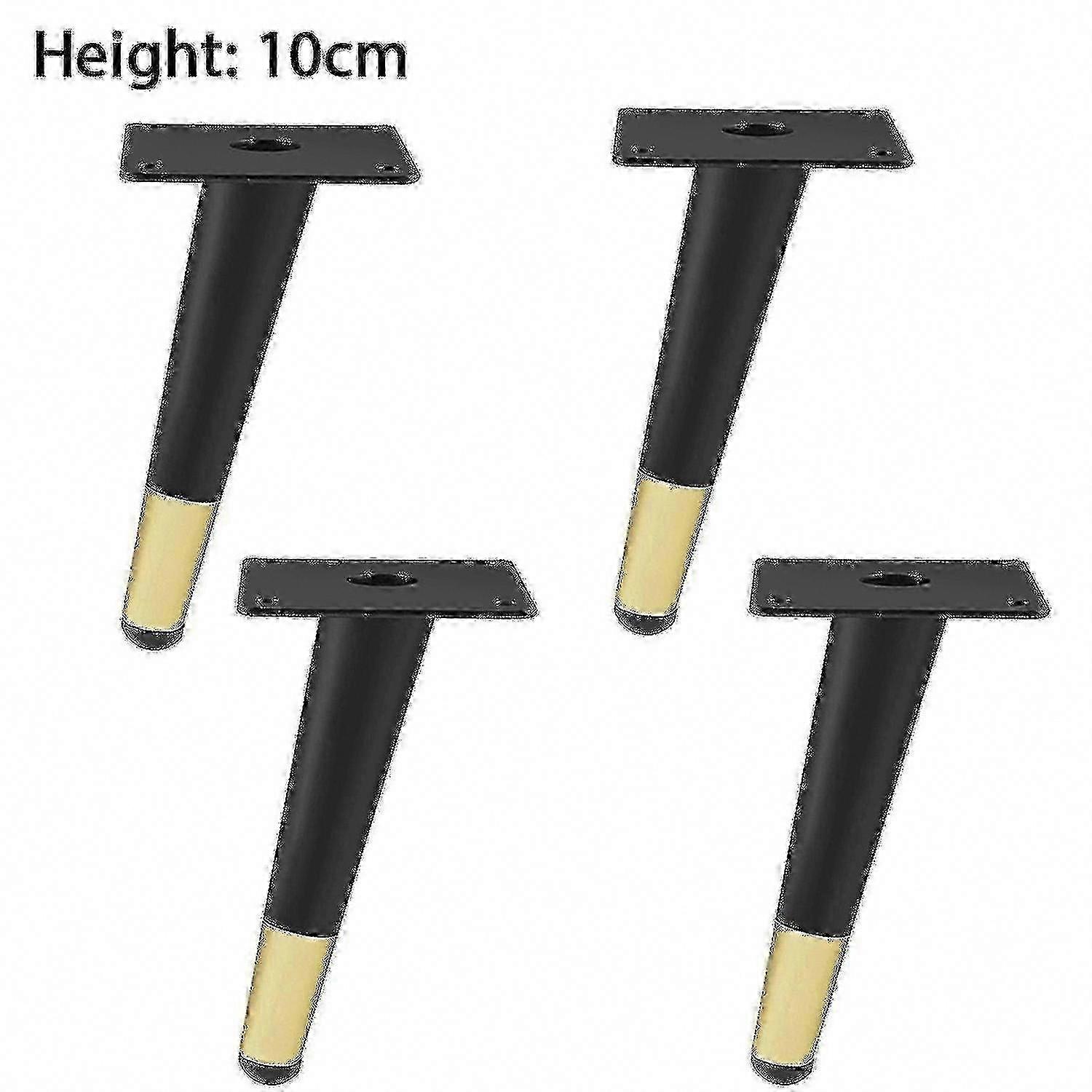 4pcs κωνικά πόδια επίπλων ανθεκτικά στη σκουριά για το σύγχρονο ευρωπαϊκό τραπέζι σαλονιού
