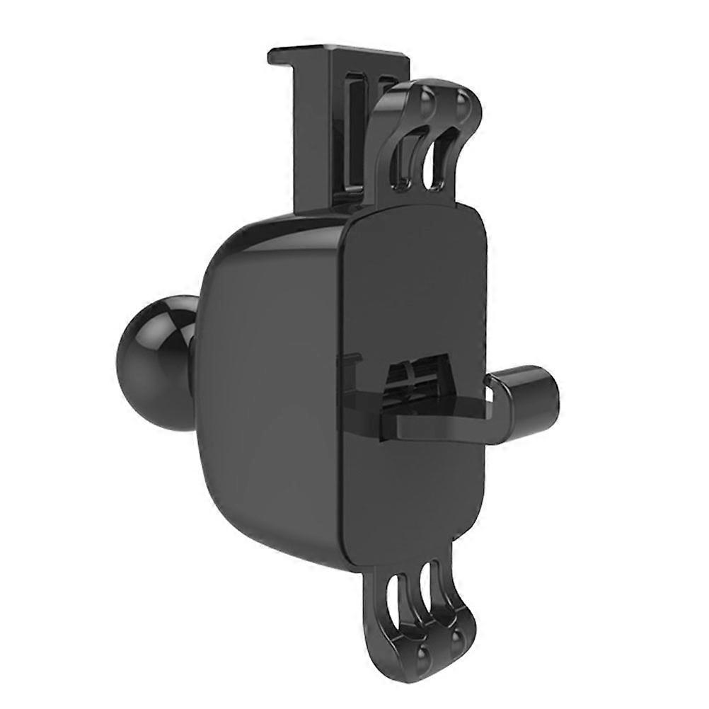 Black Car Phone Bracket for Durable ABS Use with Retractable Hook and 17mm Ball Heads