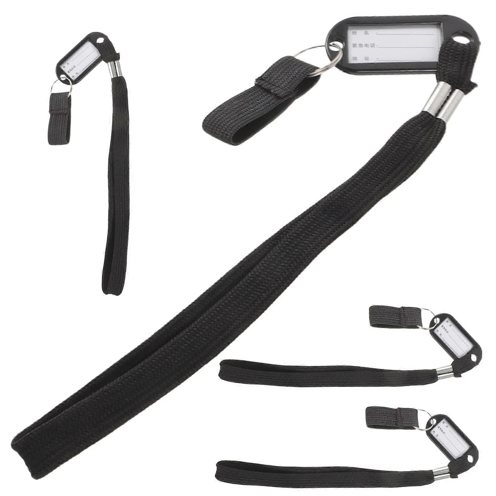 Canelost Lanyard Set of 4 Hand Strap for Walking Stick Name Plate for Identification