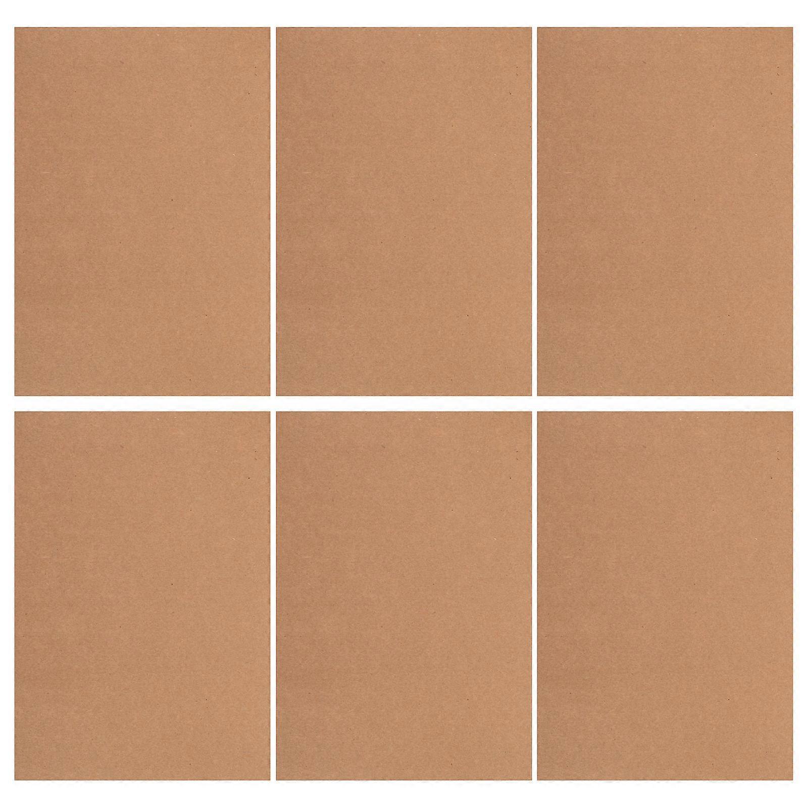 Durable Kraft Paper Cardboard Sheets for Home Use 50pcs Khaki Color Lightweight Sturdy