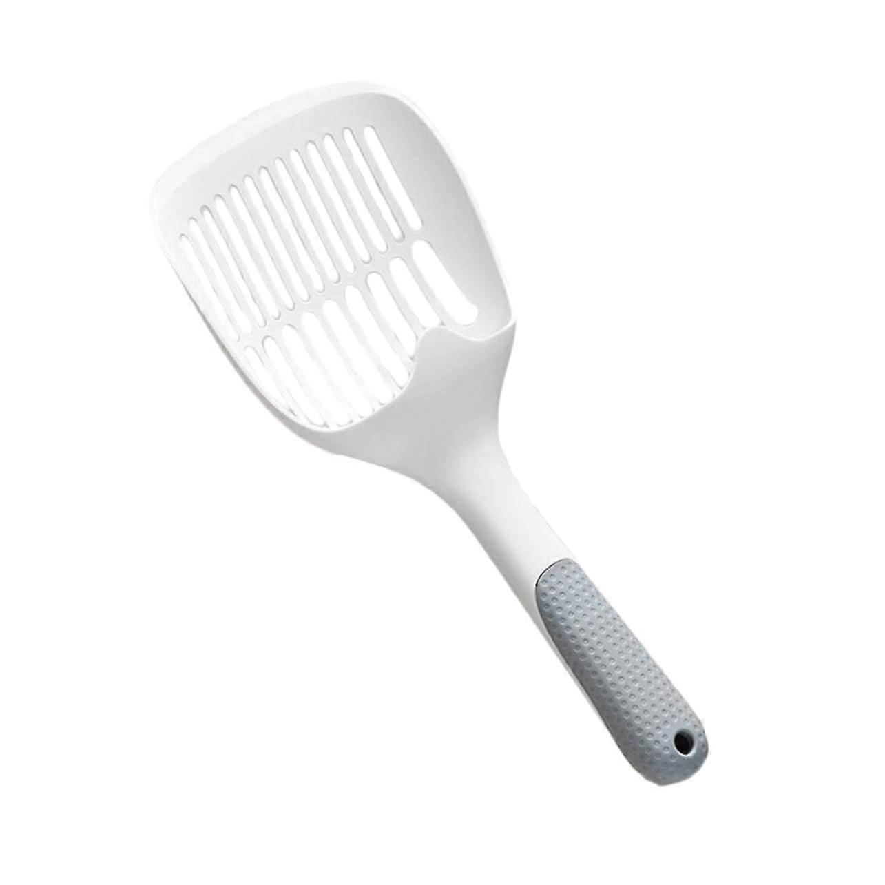 Cat Litter Scoop - Set Of 2, White, For Clumping Litter, Indoor And Outdoor Use, Pet Waste Cleanup