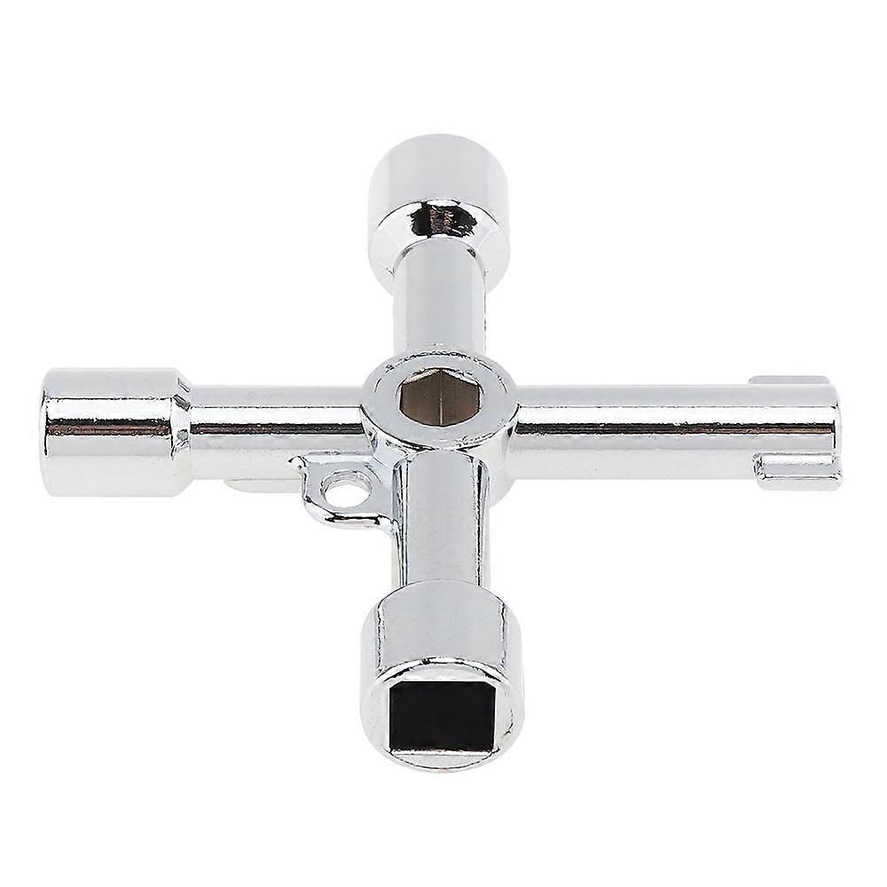 Multi-function 45 # Steel Key Wrench Plumber Key Wrench for Electric Control Cabinet Train Elevator