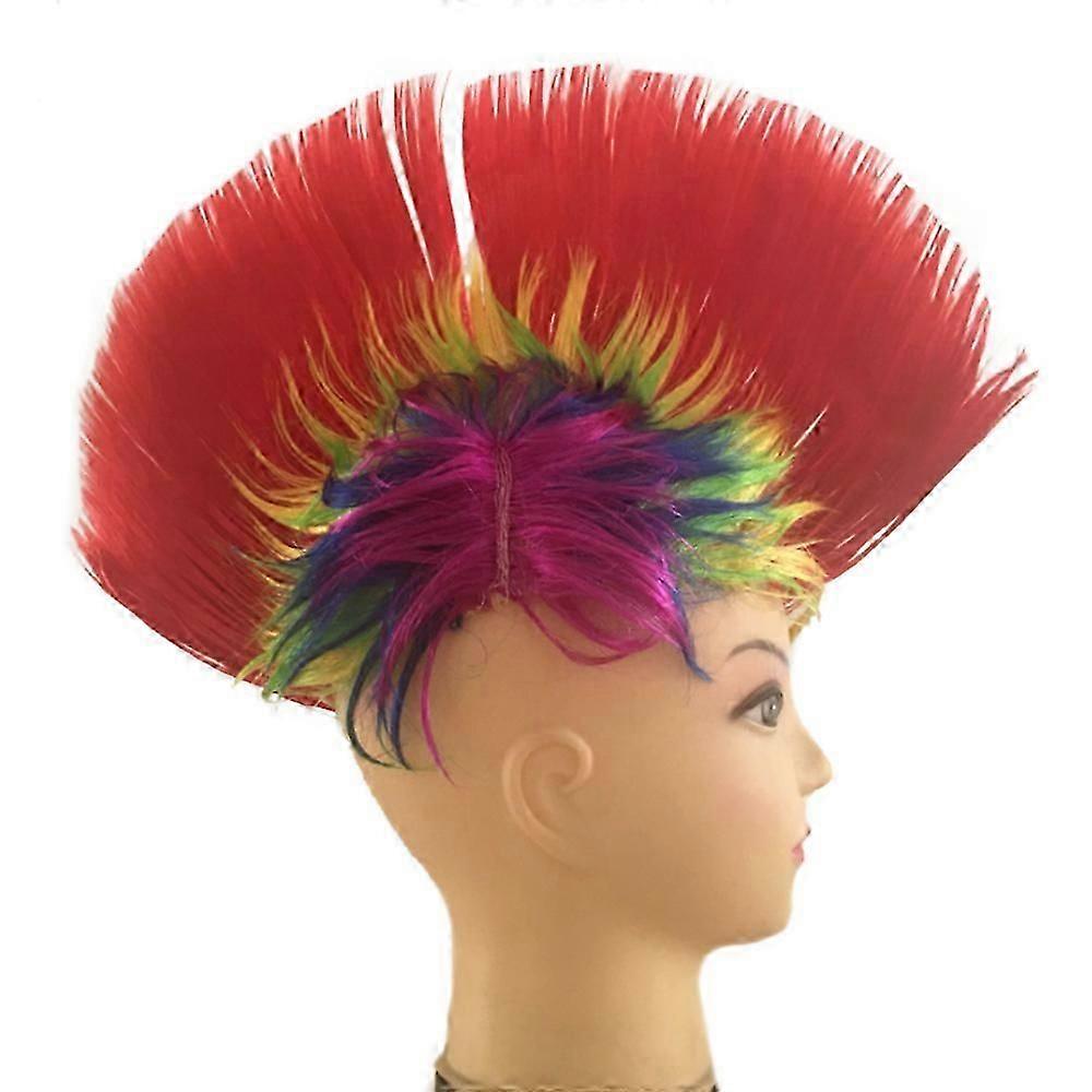 Fiesta de baile Peluca Halloween Punk Cockscomb Cabello