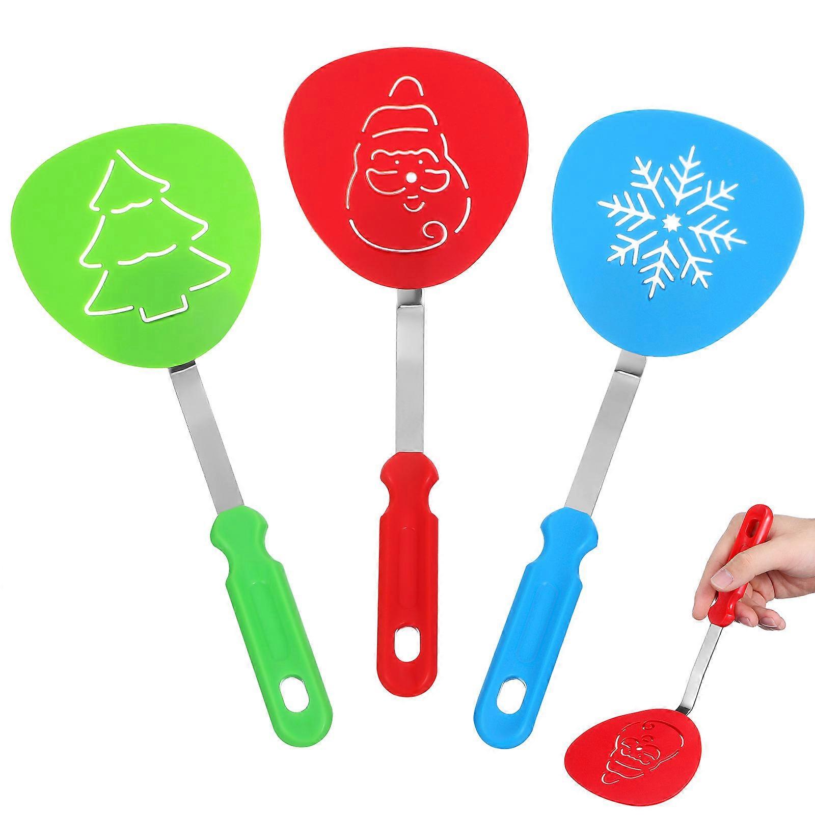 3Pcs Ergonomic Wok Spatulas Household Turner Spatulas Wear Resistant Cooking