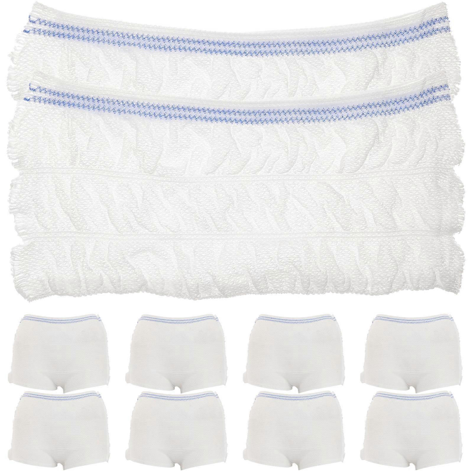 10pcs Mesh Pants Maternity Soft Stretch Shorts Unisex L Size Blue Random