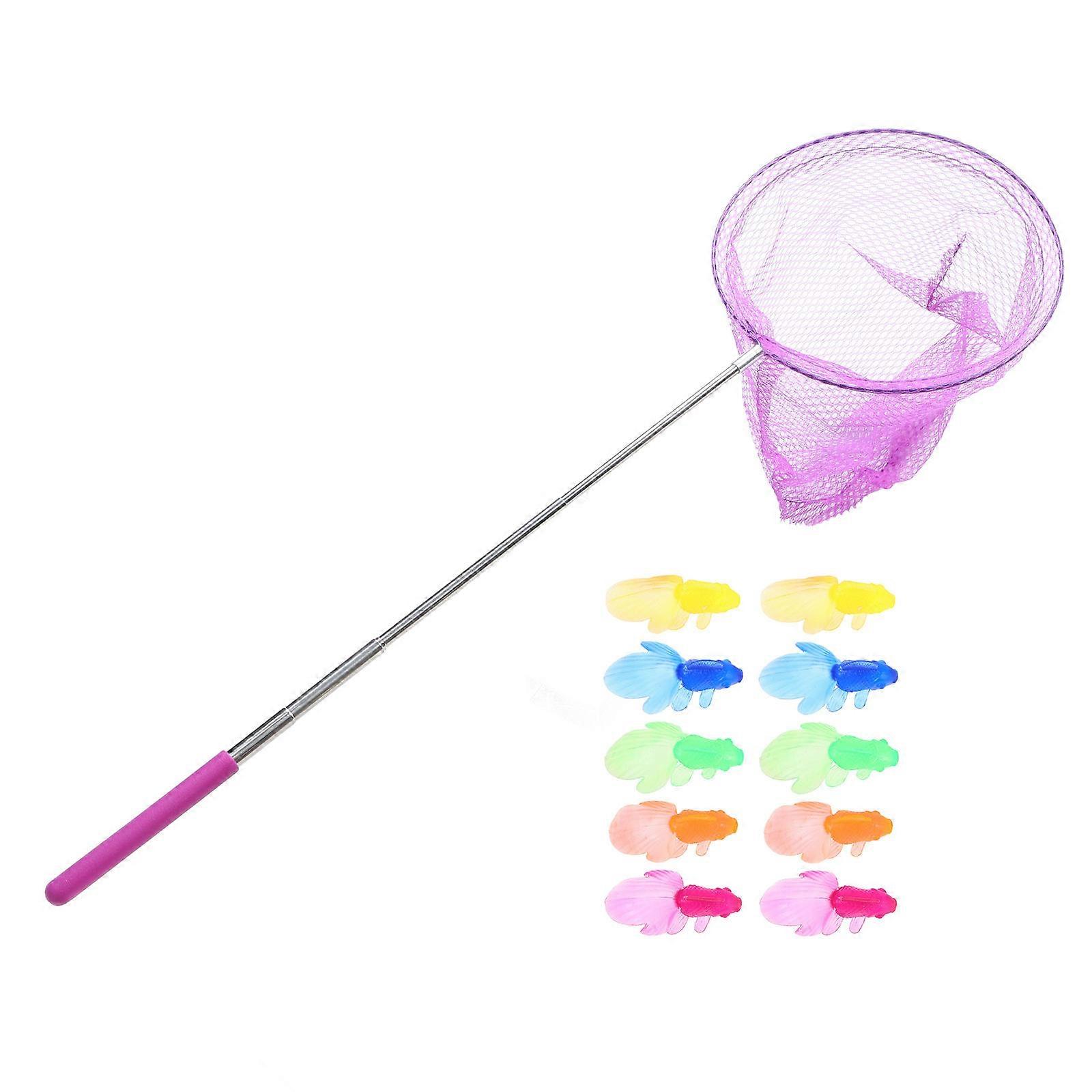 Telescopic Fishing Net For Swimming Pool Play Easy To Use Kids Toy Assorted Color 1 Set