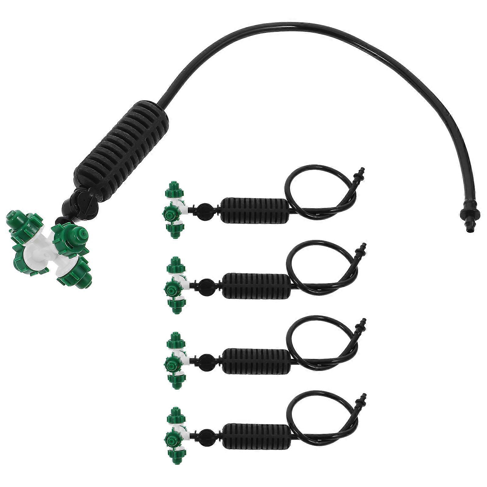 Fine Mist Spray Nozzles 5pcs Garden Hose Nozzles Easy Setup Irrigation System Threaded Connection