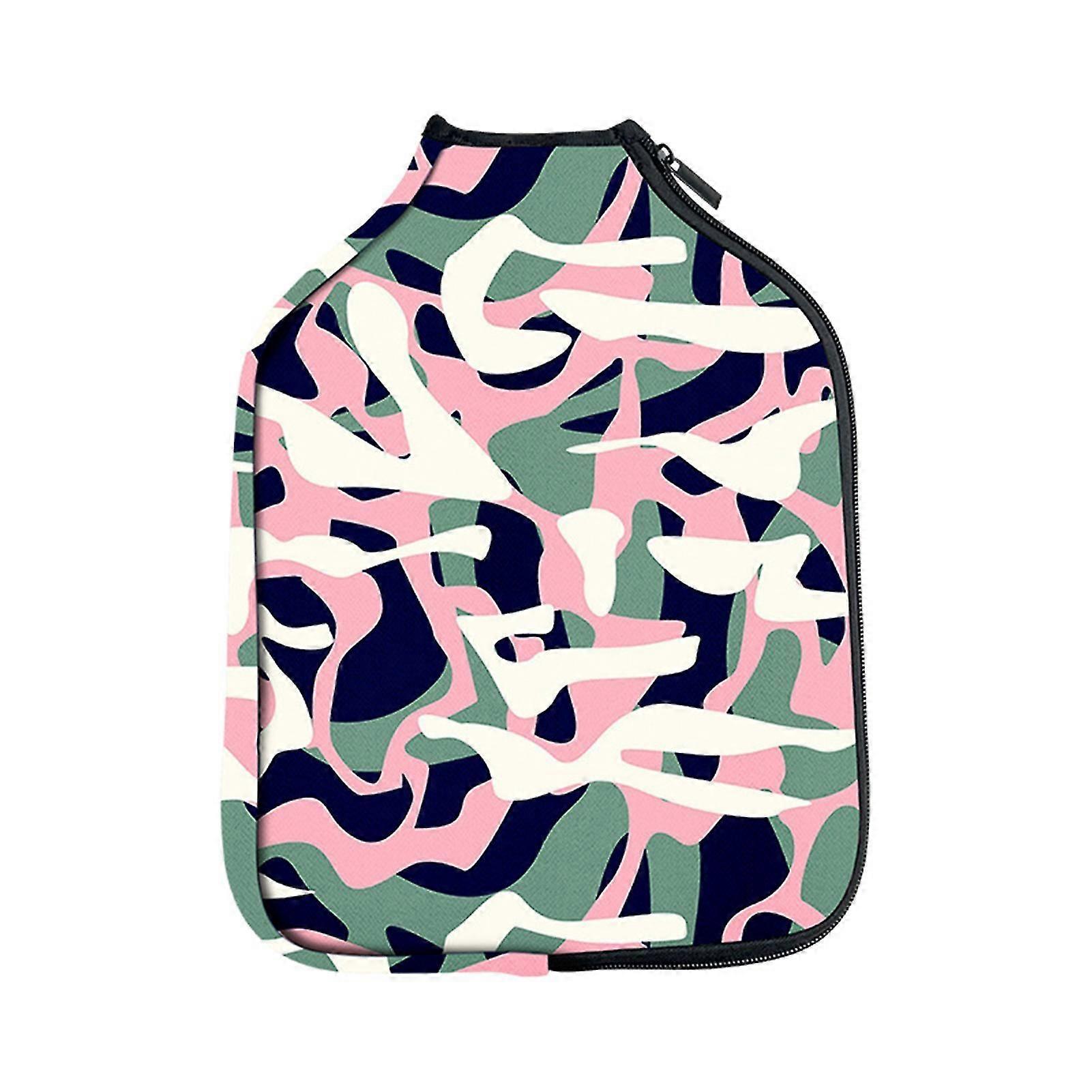 Pickleball Paddle Bag with Buckle Smooth Zipper Large Capacity Portable Multifunctional Storage Bag Neoprene Material Table Tennis Bat