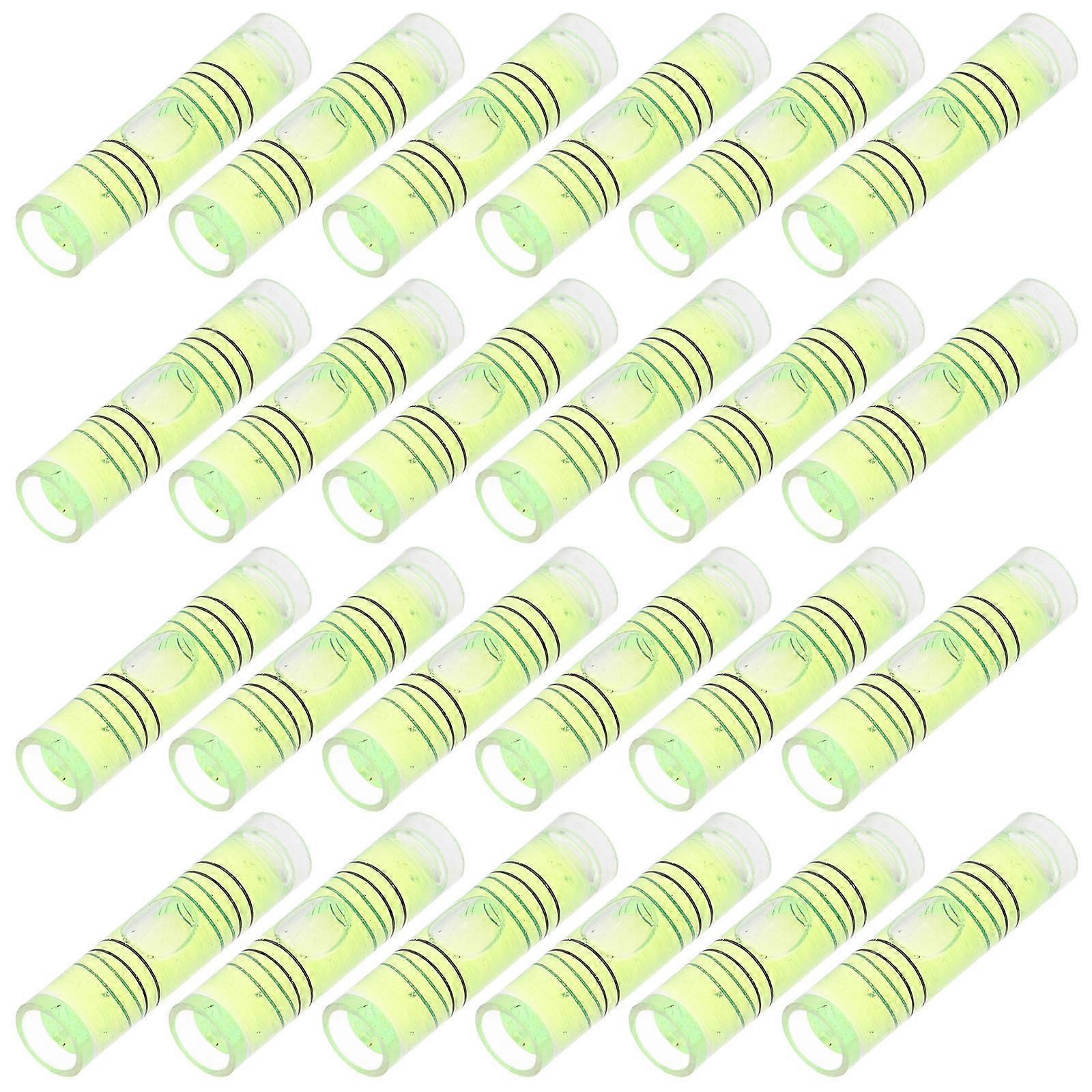 Mini Horizontal Bubble Spirit Level 50Pcs Light Green Leveling Tool For Caravans Bubble Indicator For Woodworking