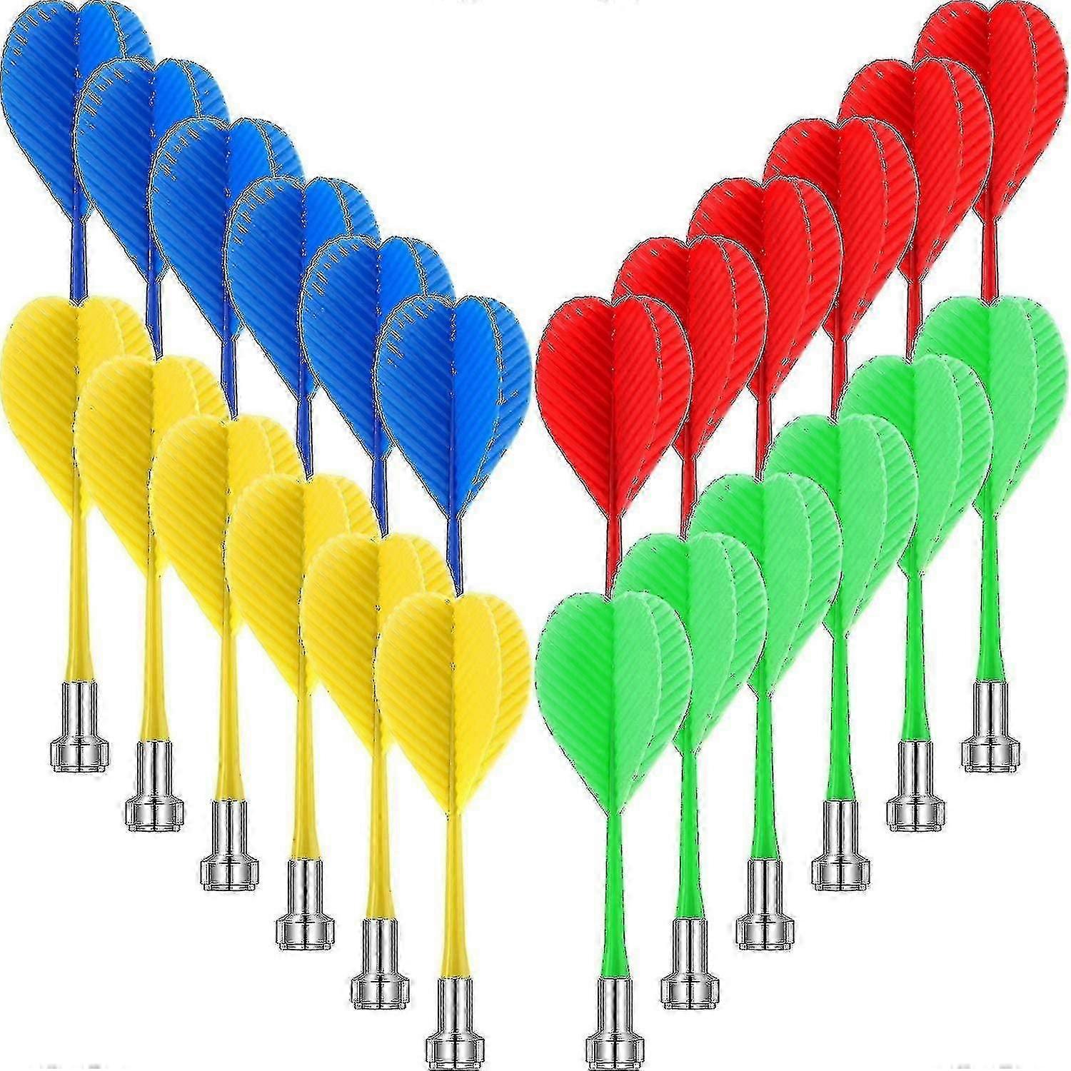 24 Magnetic Safety Darts Plastic for Target Game