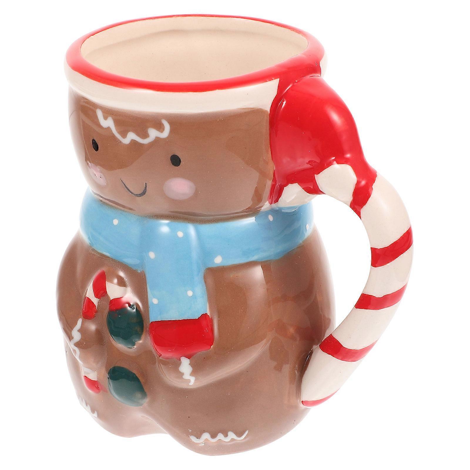 Christmas Snowman Mug Bring Joyful Experience For Family And Friends During Christmas Party With Cartoon Design And Heat Retention 1Pcs