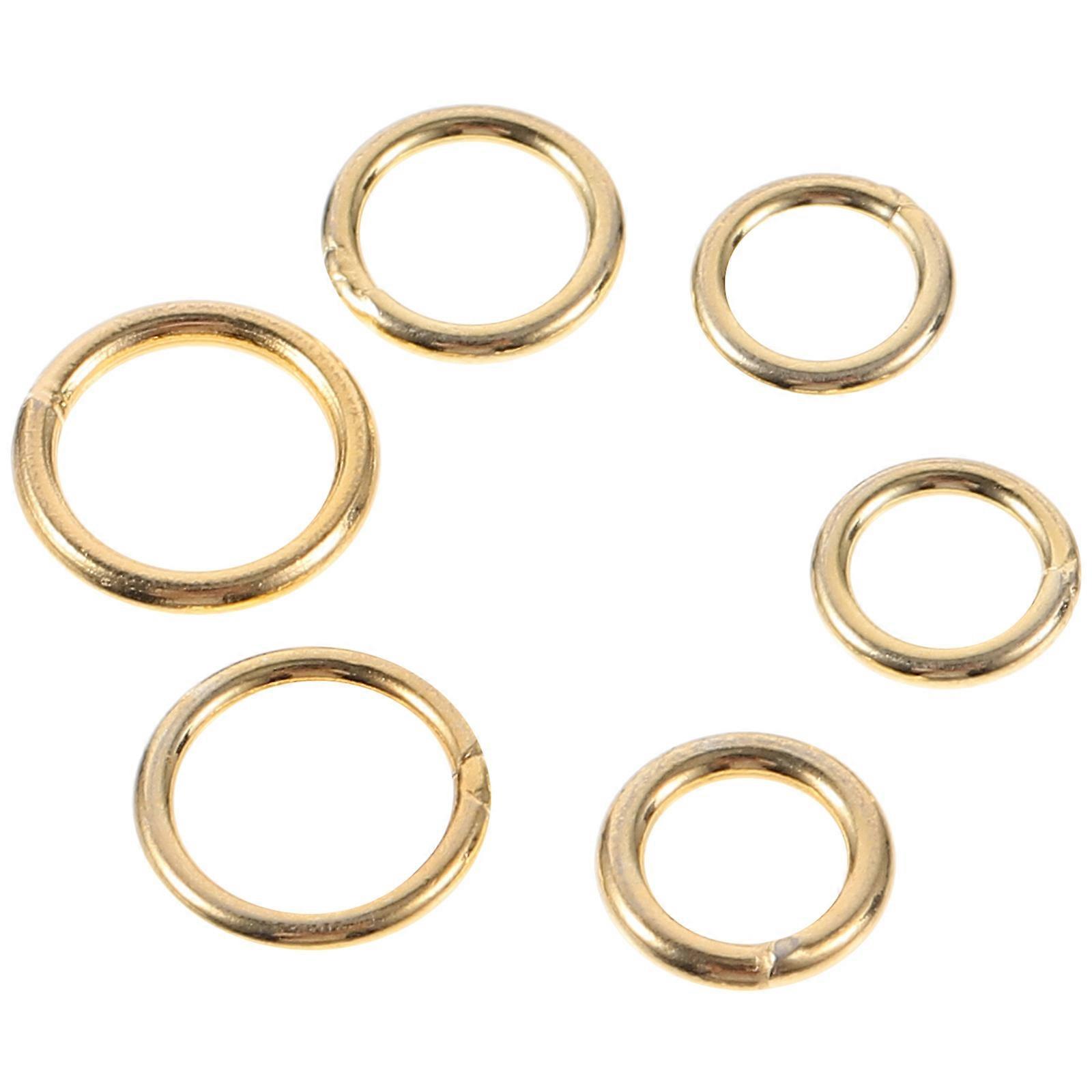 Golden S925 Silver Nose Studs Hoops for Decoration with Resistance and Excellent Texture Fits Various Occasions 6pcs