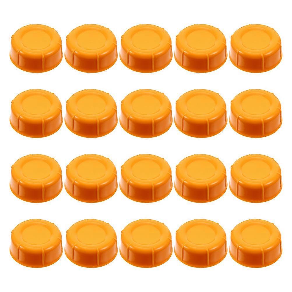 Leakproof Baby Bottle Caps for Milk Storage Travel and Breastmilk Preservation 20 Pieces Light