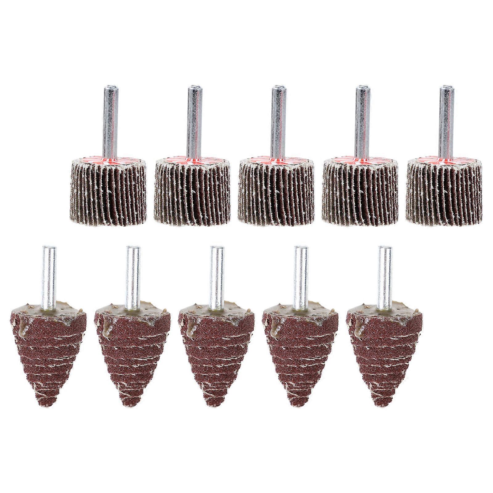 Electric Grinding Heads Set Of 10Pcs For Grinding Trimming Polishing Curved Surface Tools With Ergonomic Design