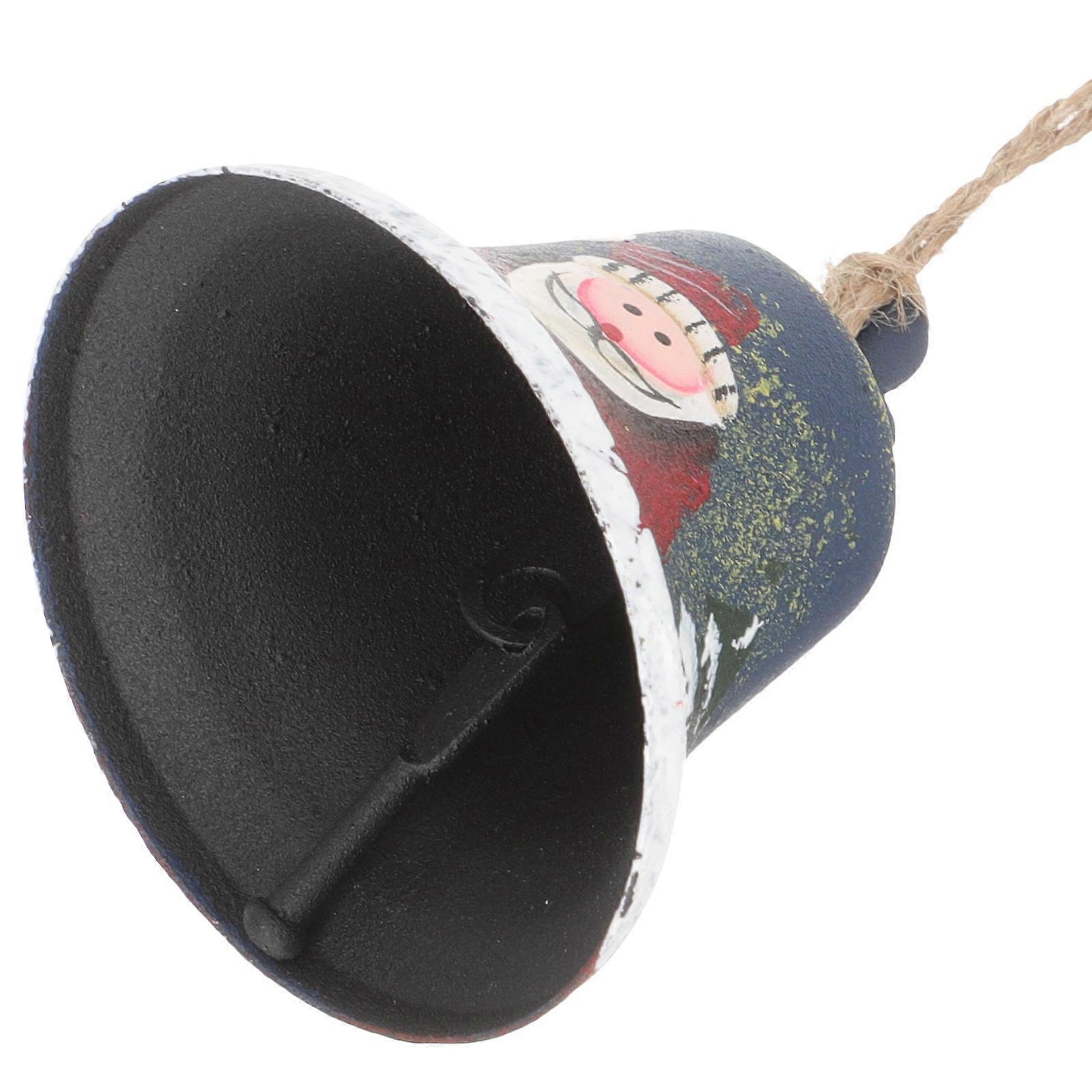 Assorted Color Iron Snowman Bell for Party Use Creates Warm Christmas Atmosphere 3.5 Inches