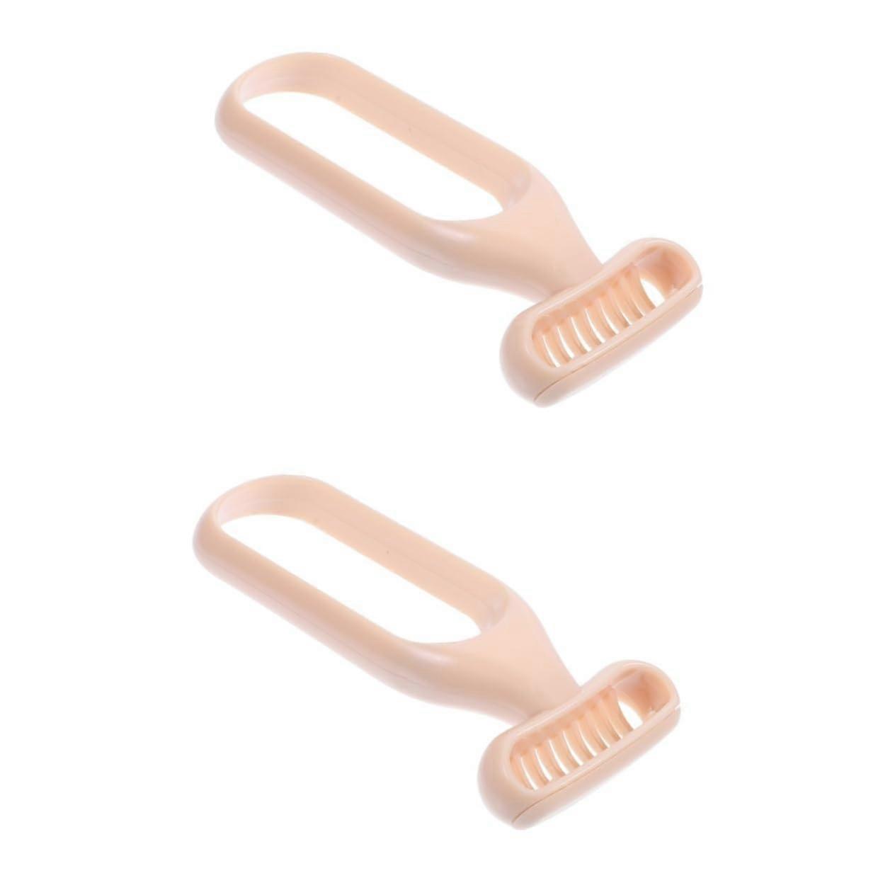 2 Pieces Ergonomic Body Hair Trimmer for Precise Armpit Hair Gentle Hair Removal Salon Quality Daily Use