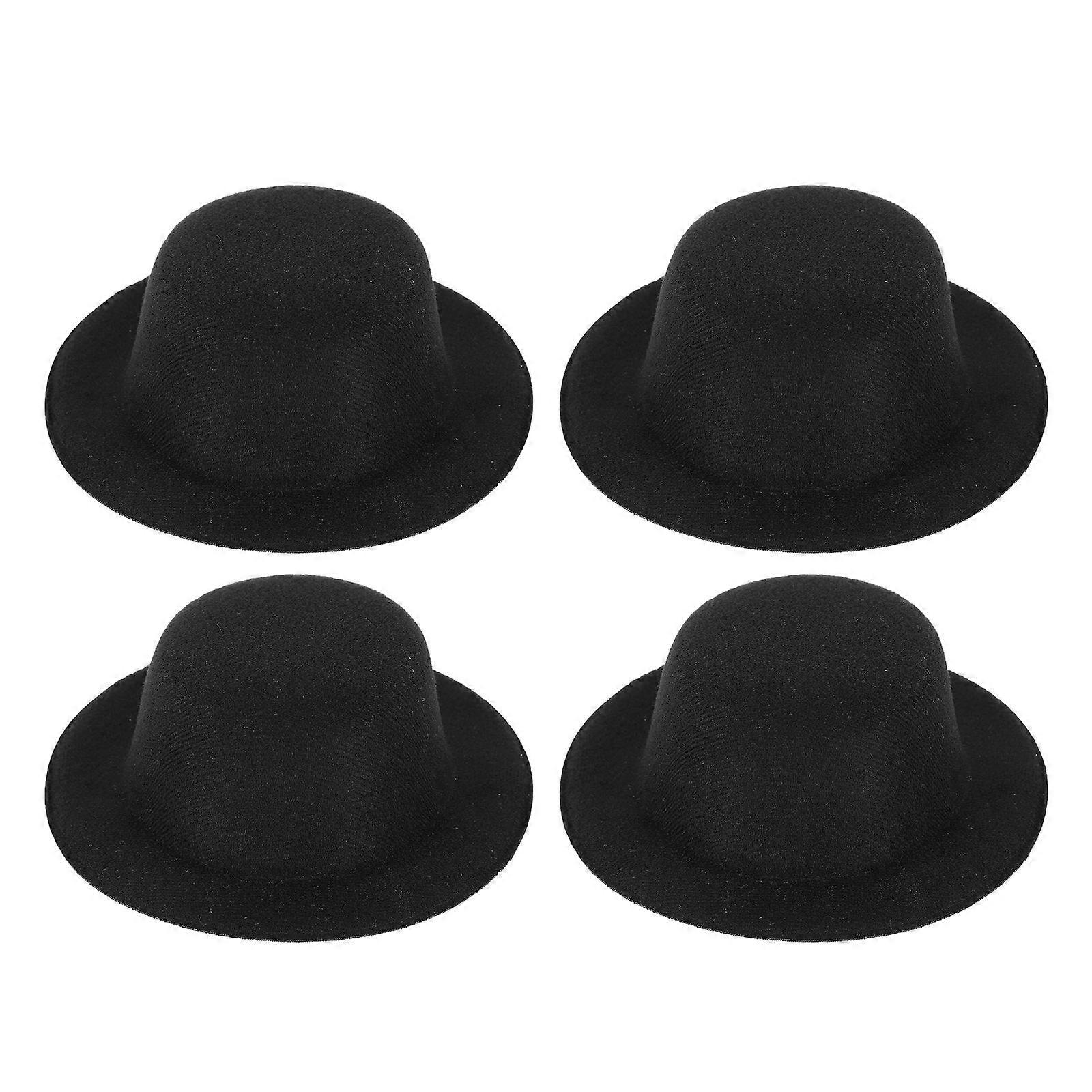 Accessoires textiles décoratifs poupée vêtements décor noir plats 4Pcs